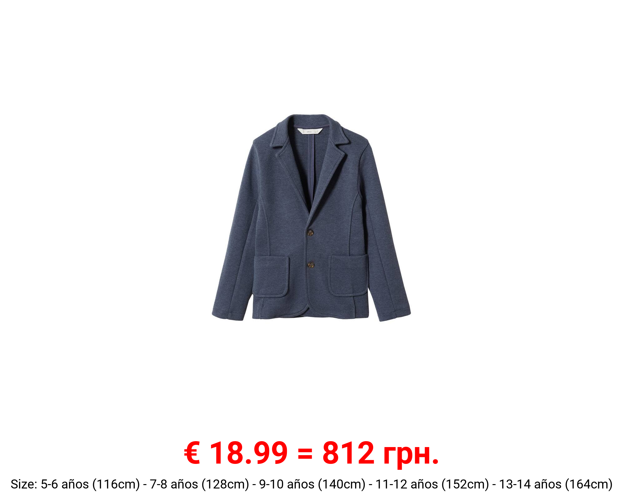 Americana bolsillos parche