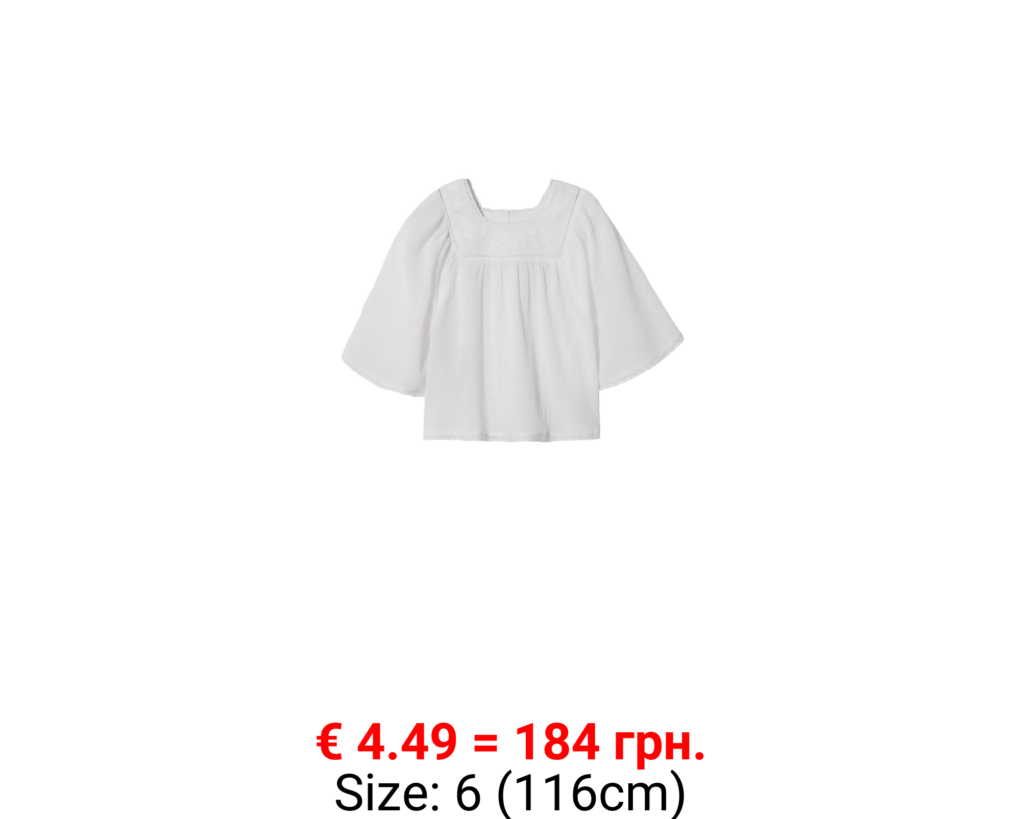 Blusa algodón bordados