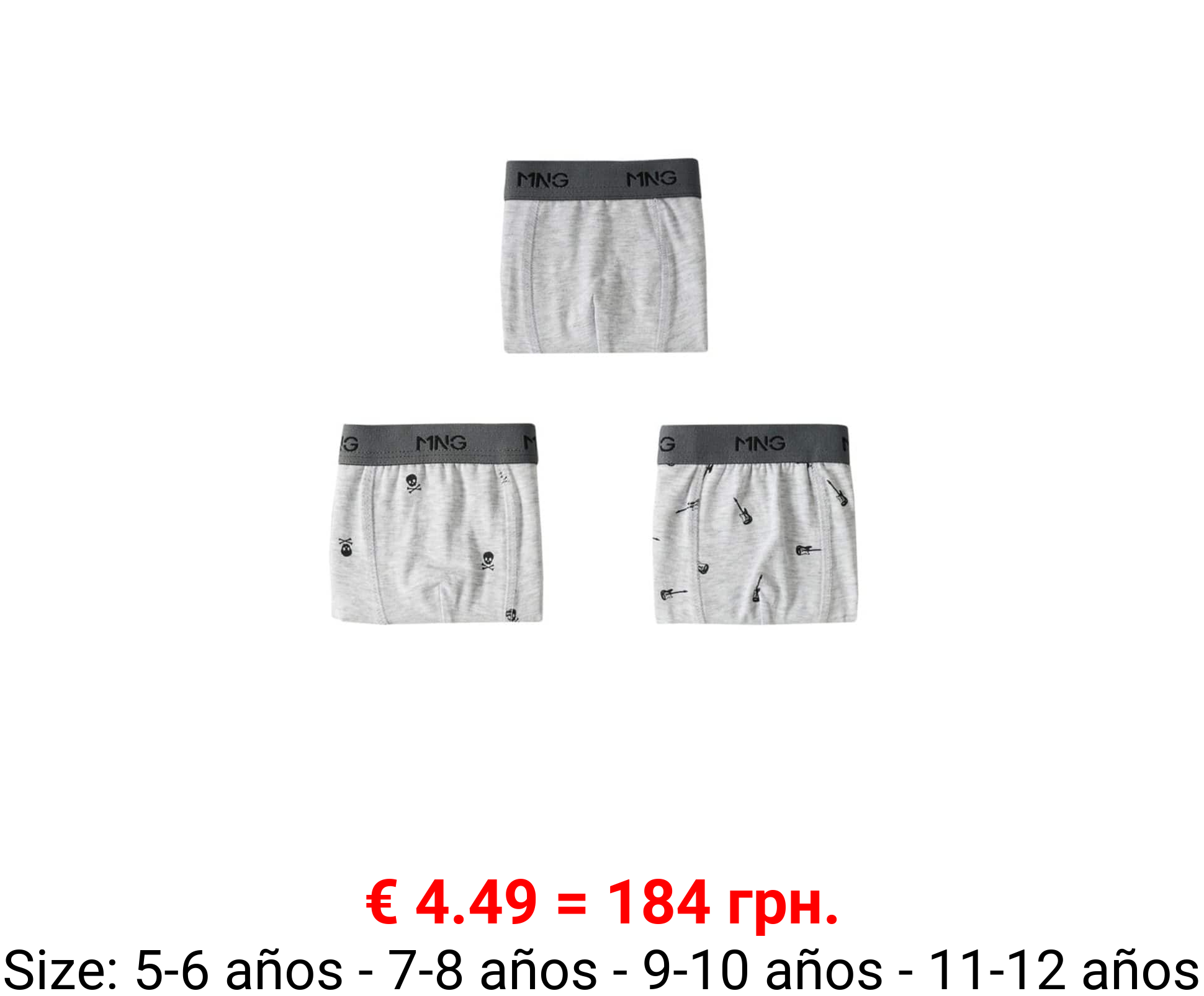 Pack 3 bóxers estampados