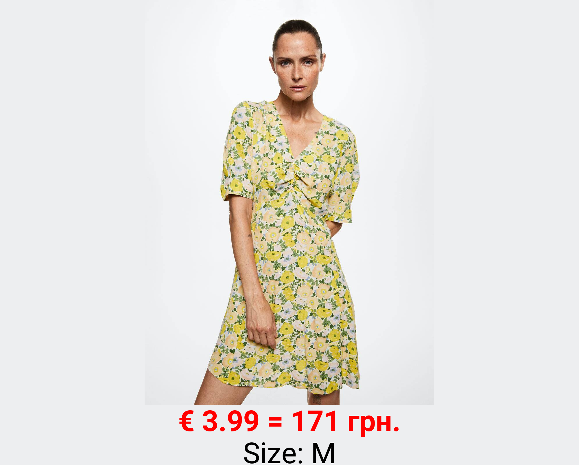 Vestido detalle fruncido