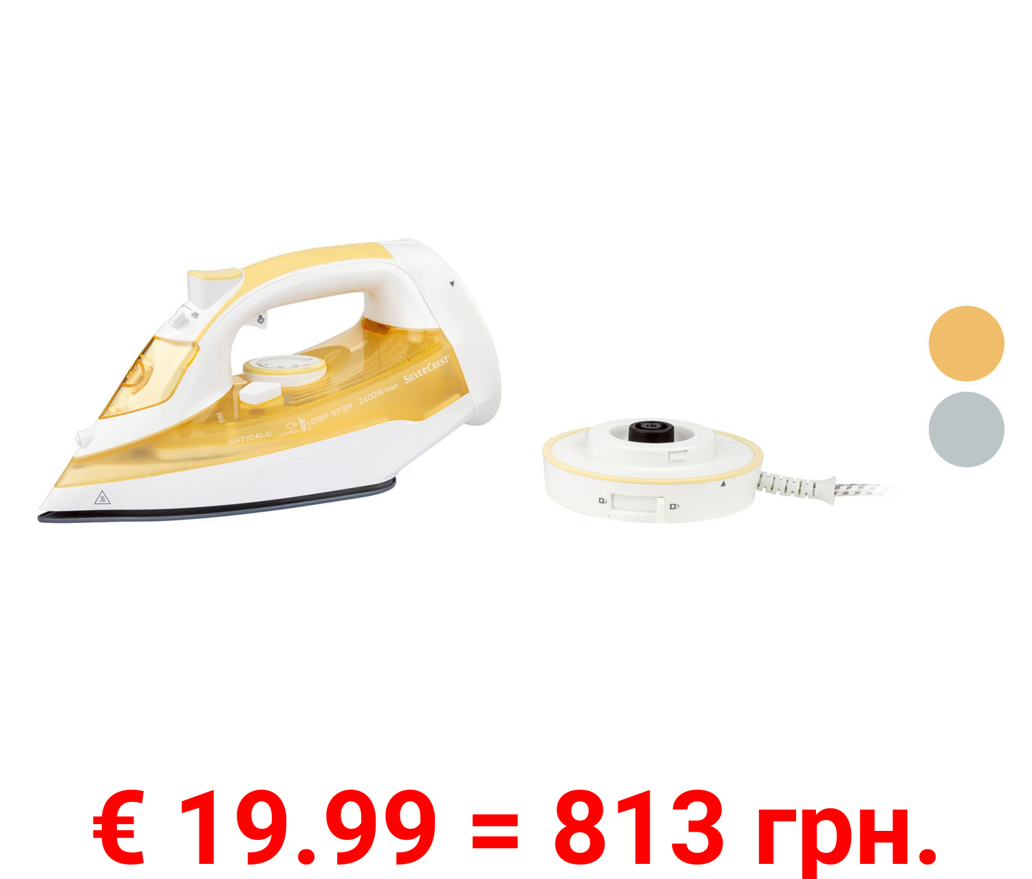 SILVERCREST Dampfbügeleisen »SDBK 2400 E1«, kabellos