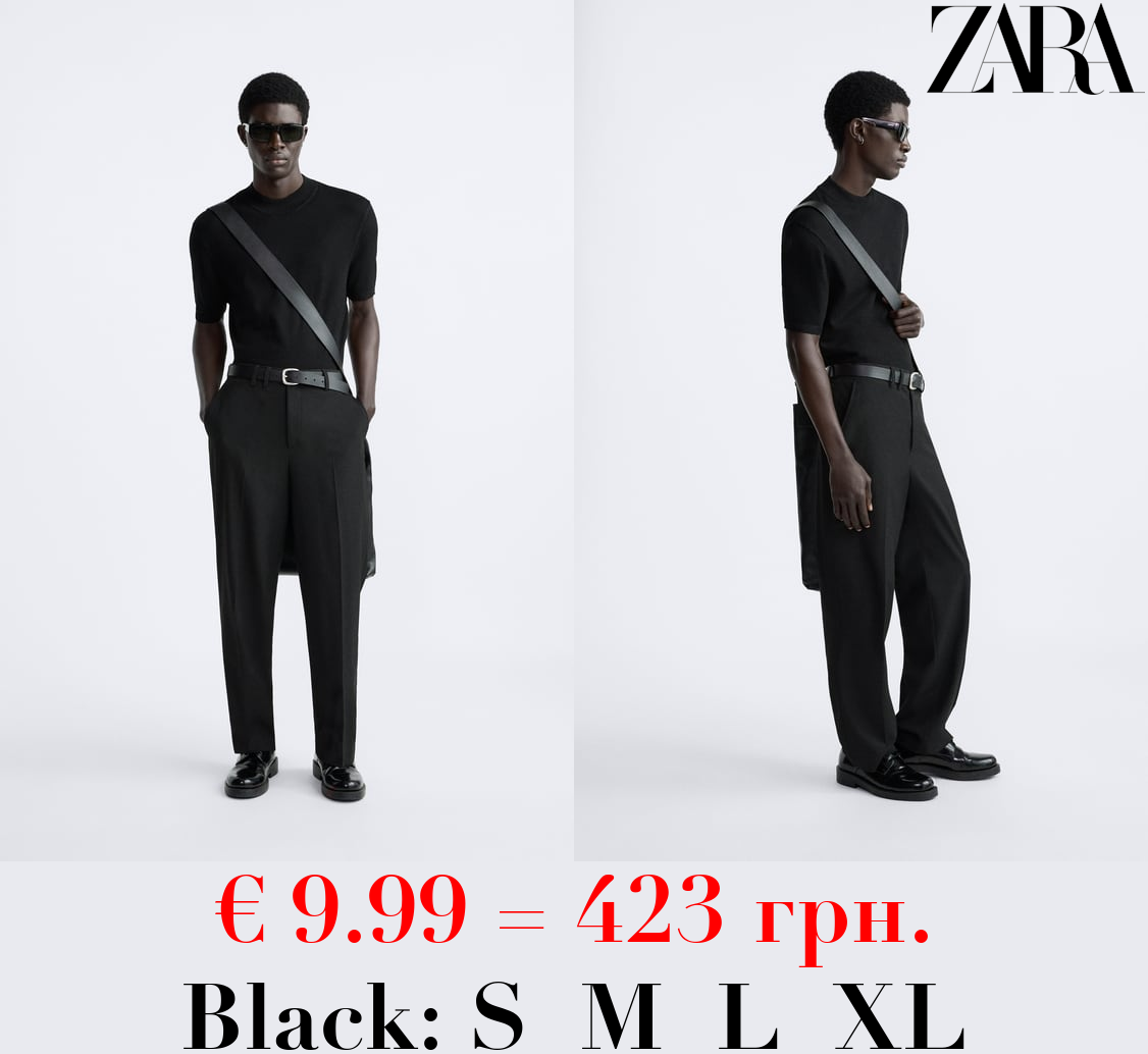 HIGH NECK KNIT T-SHIRT