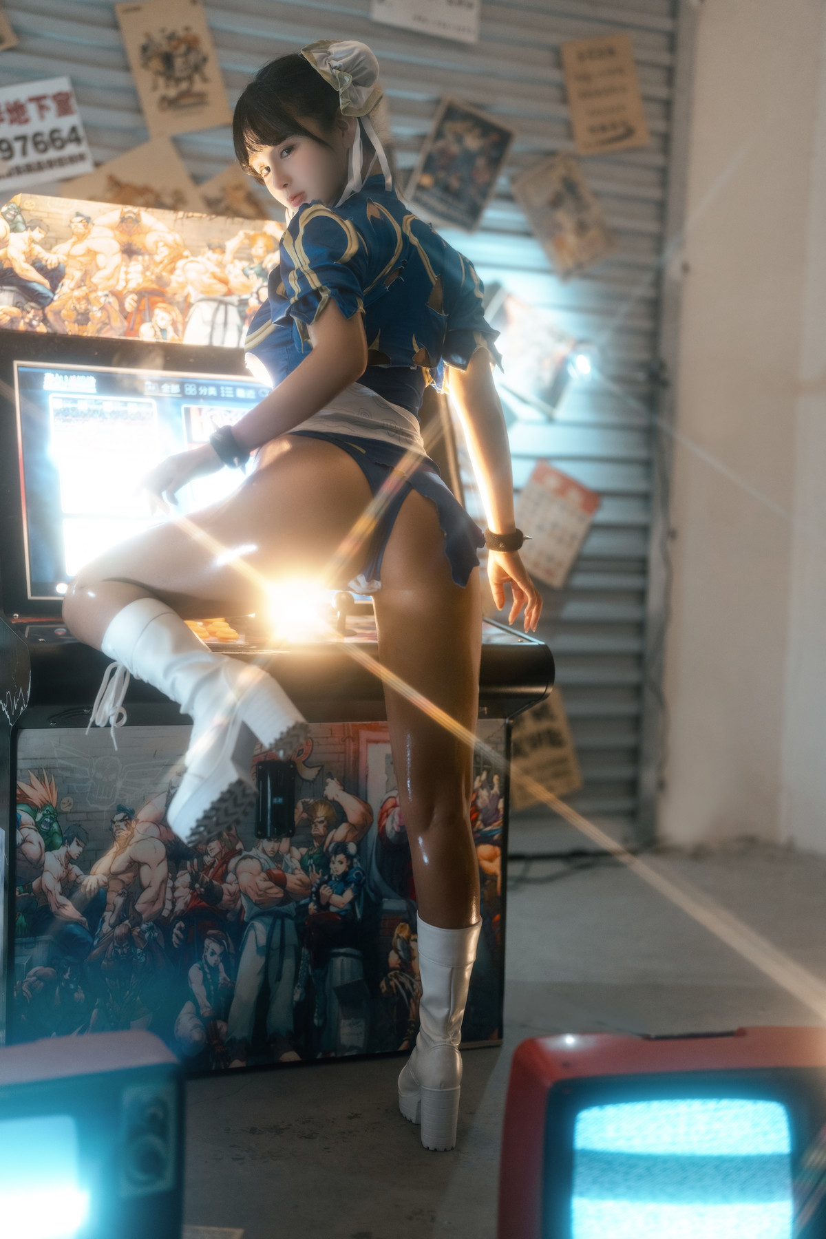 Cosplay 桜井宁宁 电玩春丽 Set.01 27