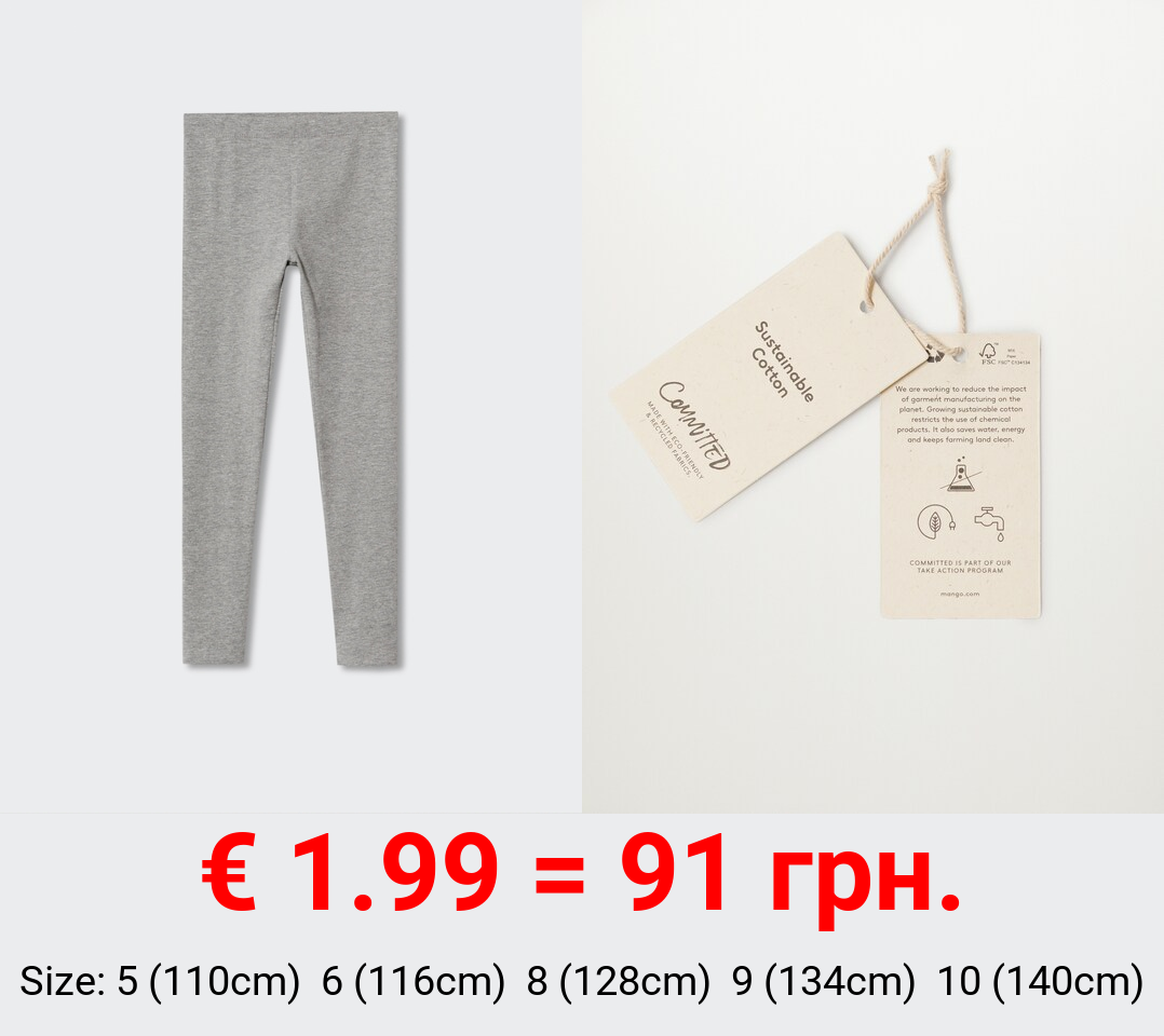 Leggings básico algodón