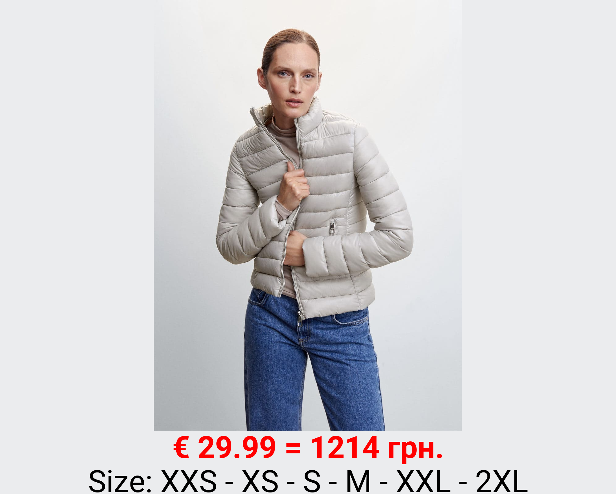 Anorak acolchado bolsillos