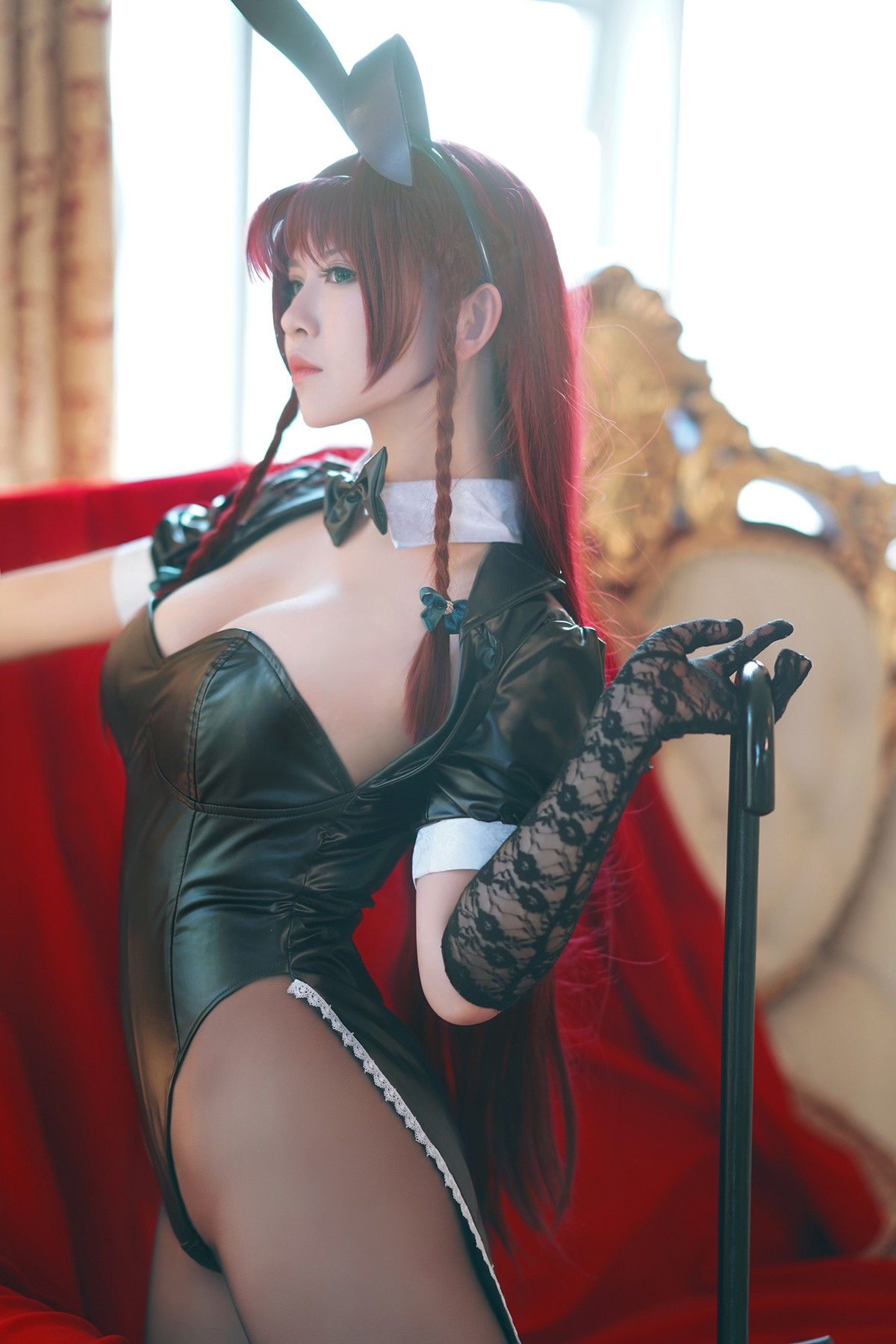 Cosplay 半半子Banbanko 索索 Sophia 红美铃 十六夜咲夜 26