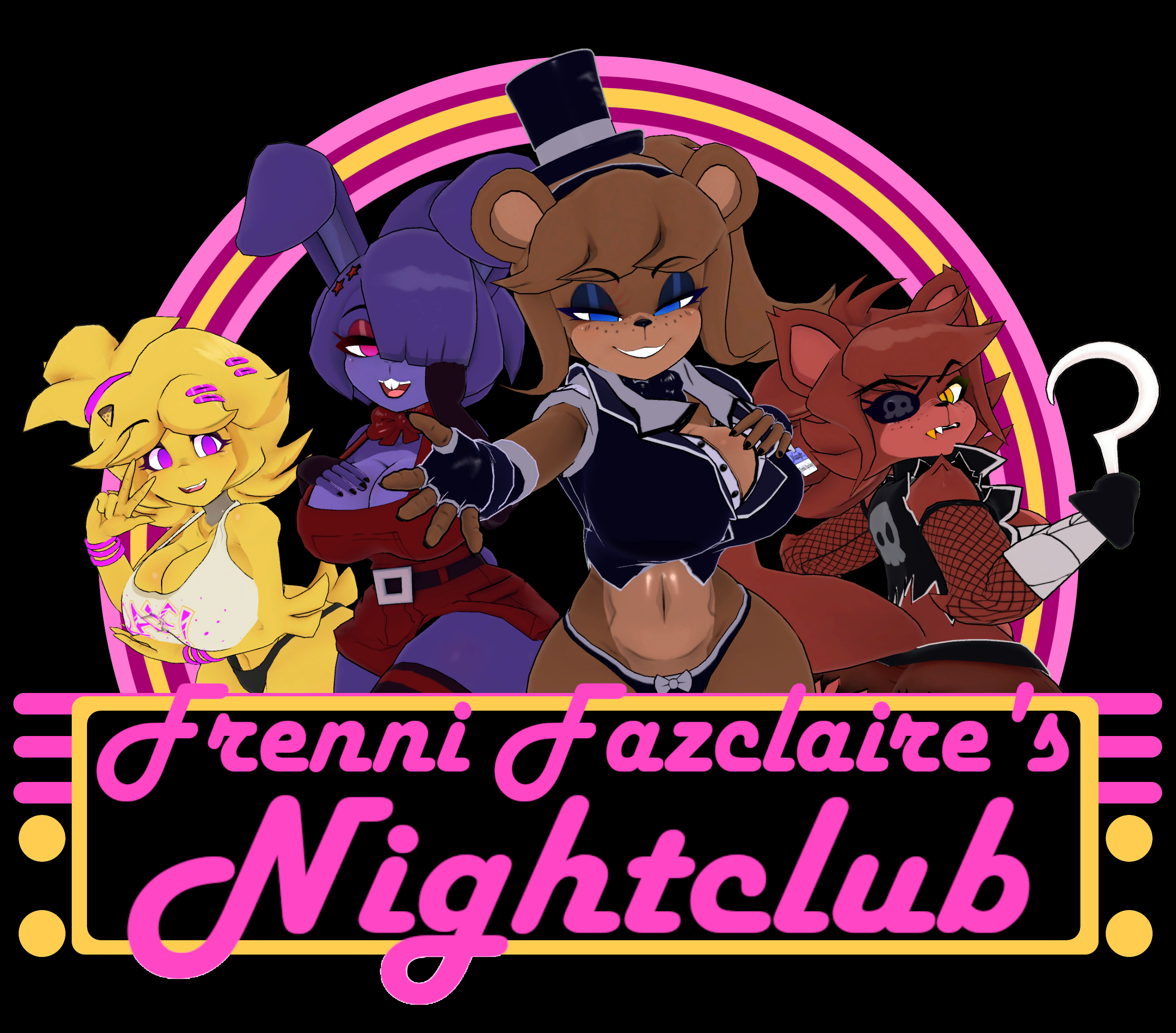 Night shift at fazclaire s андроид. FNIA Fredina Fazbear's Nightclub. Fredina (cally3d) Бонни. Cally3d FNIA чика. FNAF cally3d Fredina.