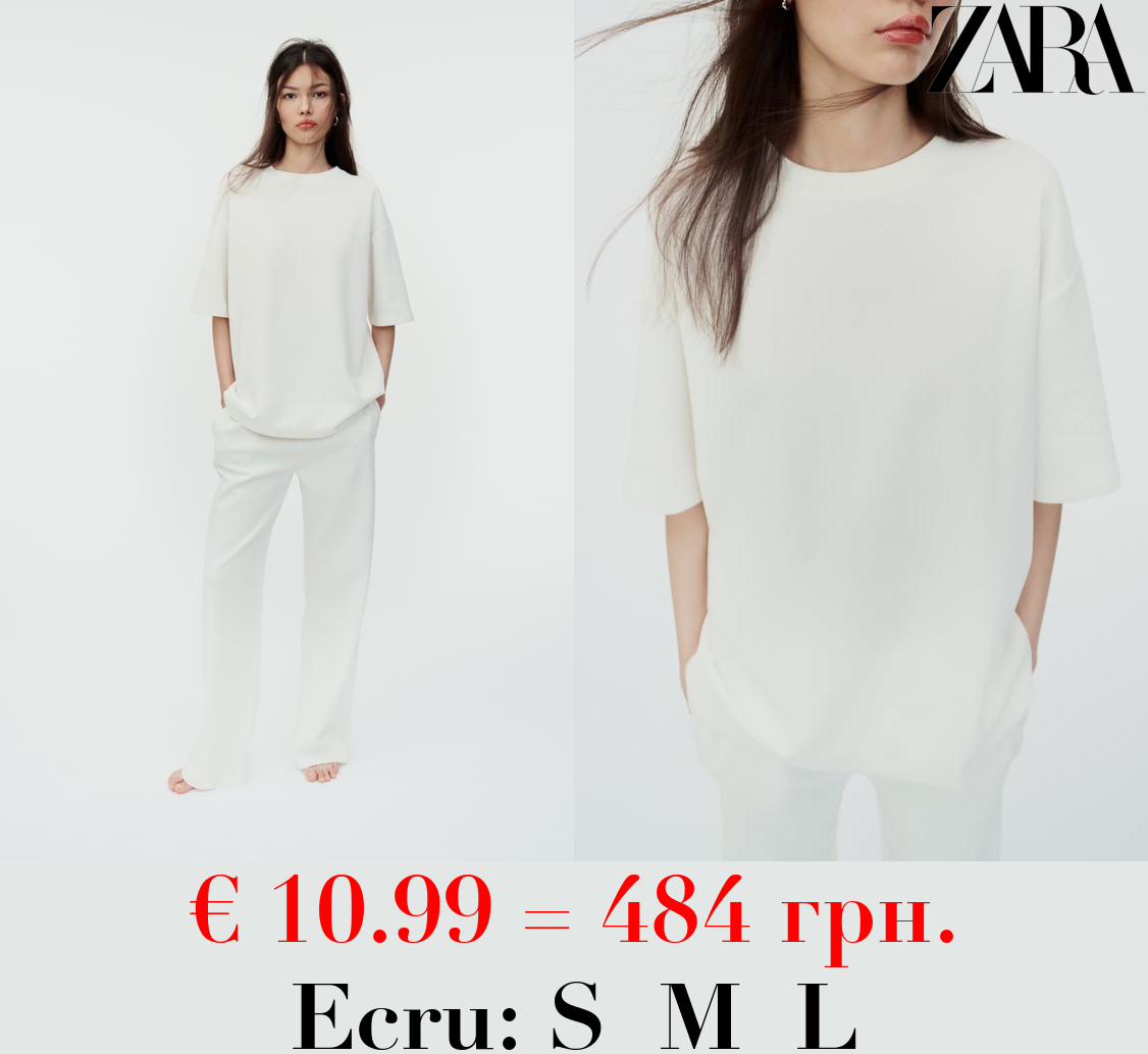 WASHED INTERLOCK T-SHIRT