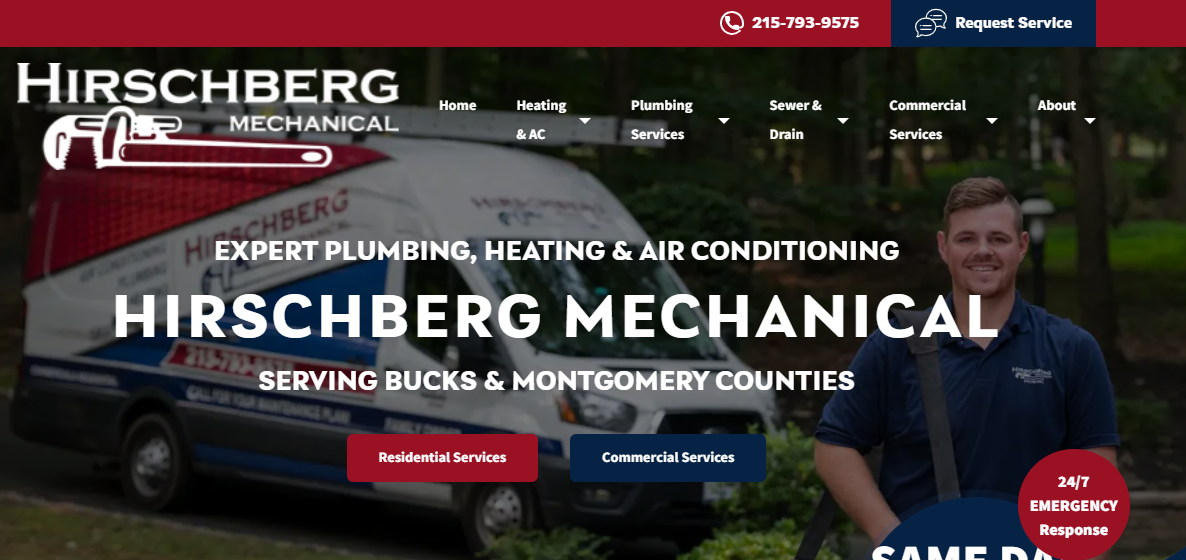 Hirschberg Mechanical: Your Trusted Partner for Unrivaled HVAC and Plumbing Solutions in Willow Grove ac8639325154717dbe8fc