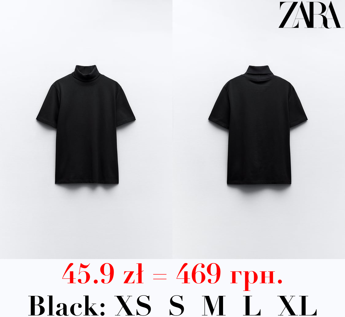 HEAVY COTTON TURTLENECK TOP