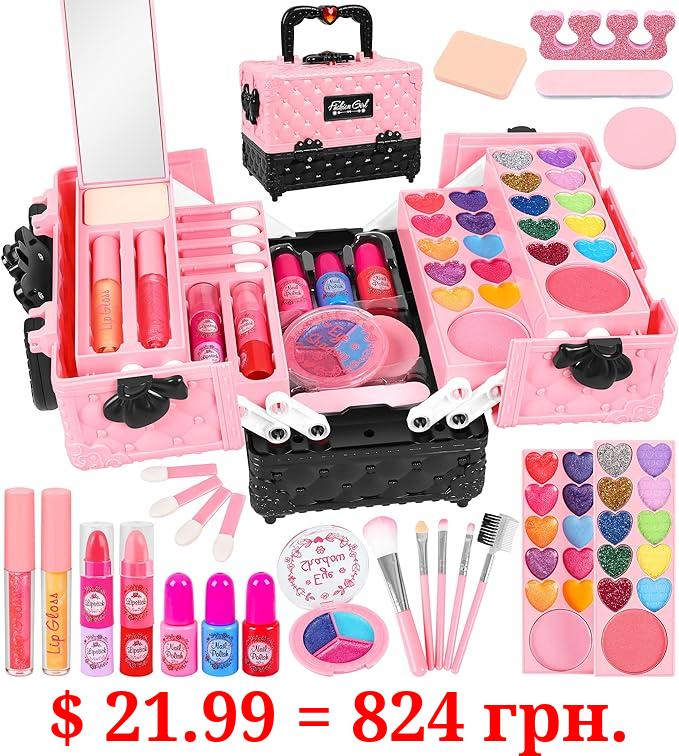 1Set Kids Makeup Sets/ Kids Makeup Kit for Girl/ Toys for Girls 8-12 Kid  Toys Girls Makeup Toys for Girls Age 6 Play Makeup for Little Girl Toys for  7 Year Old