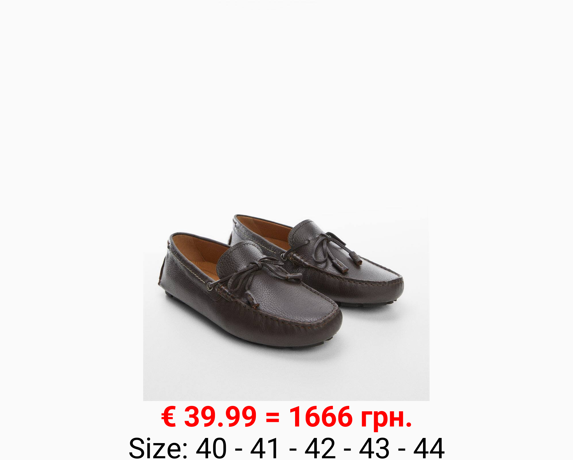 Mocasín piel borlas