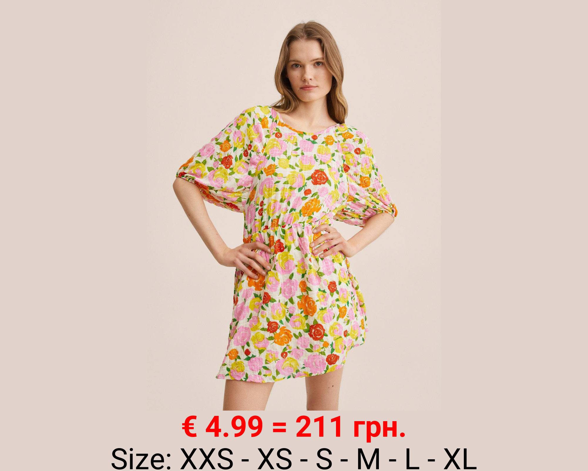 Vestido estampado floral