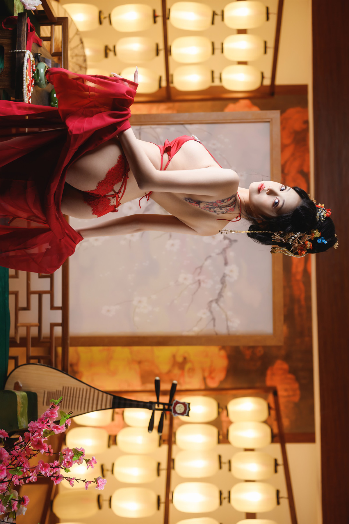 Cosplay 蜜汁猫裘Mizhimaoqiu 唐宫夜宴 41