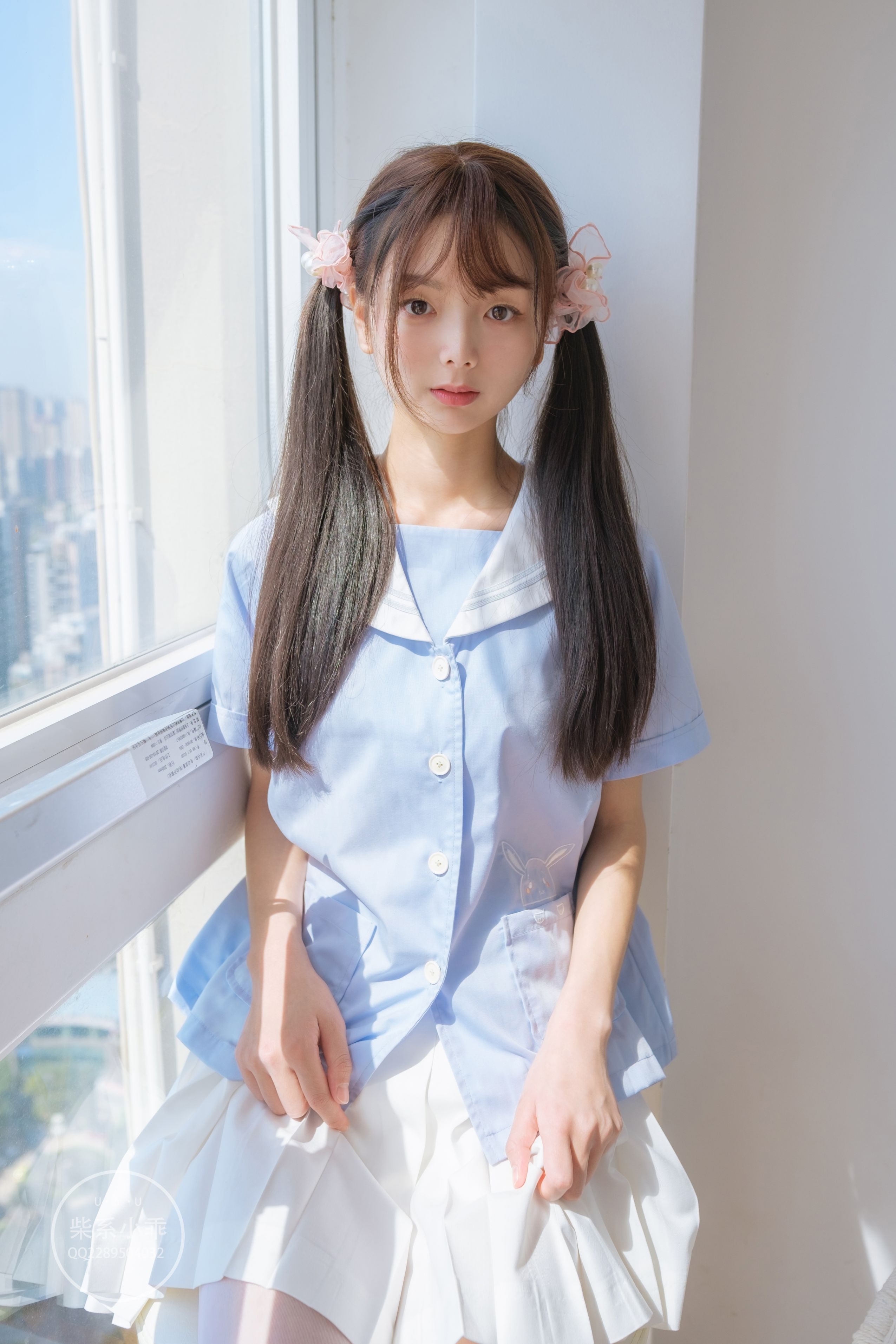 稚乖画册 - NO.01 晴空01 白丝双马尾jk [79P-600MB] 10