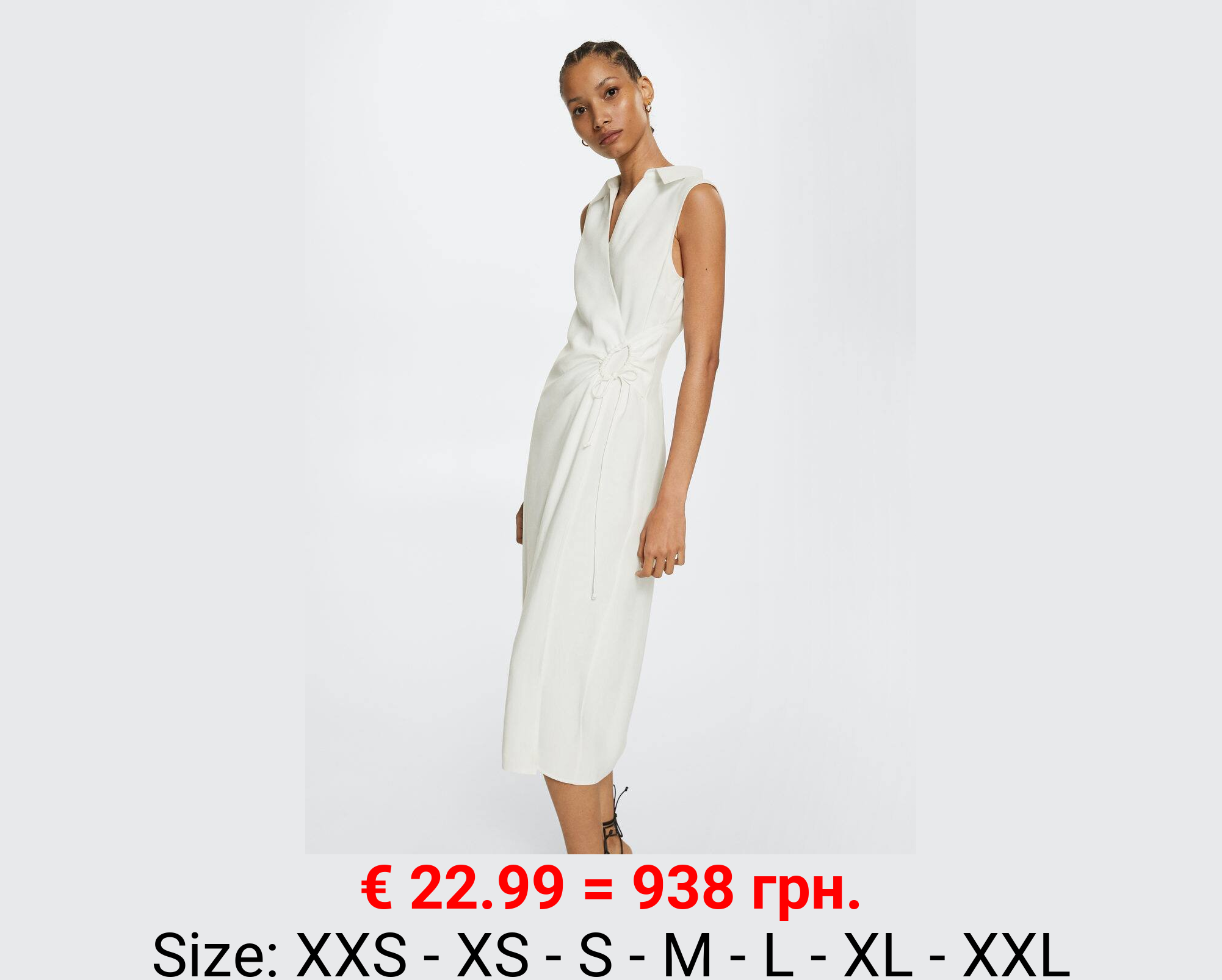 Vestido cuello camisero 