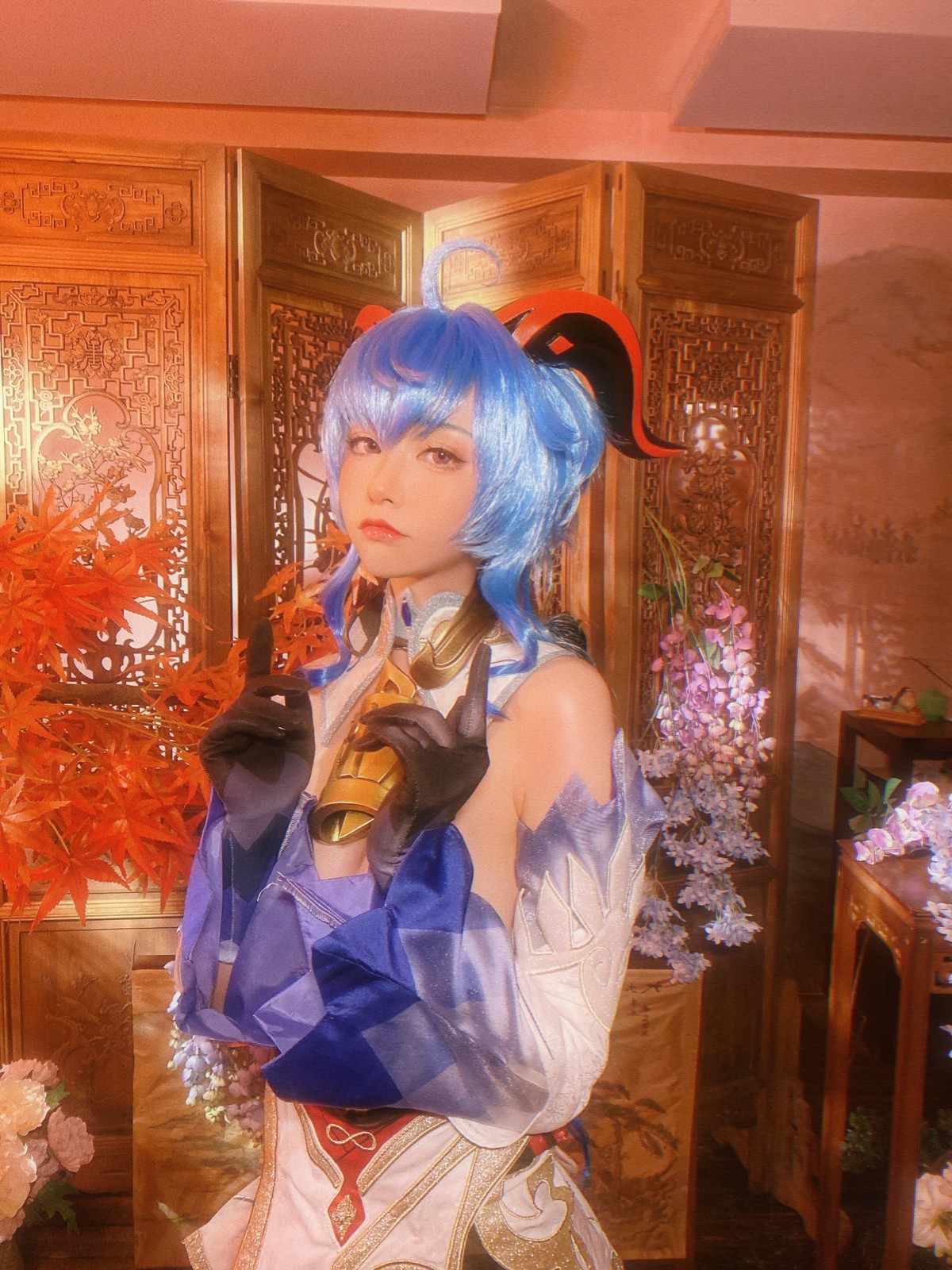 爆机少女喵小吉 Cosplay 原神 甘雨 61