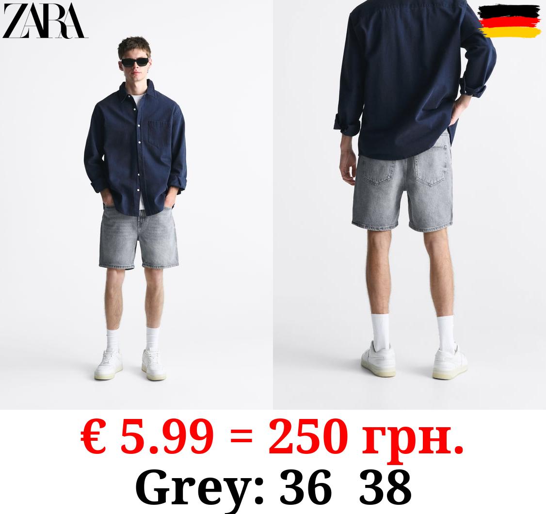 BASIC DENIM BERMUDA SHORTS