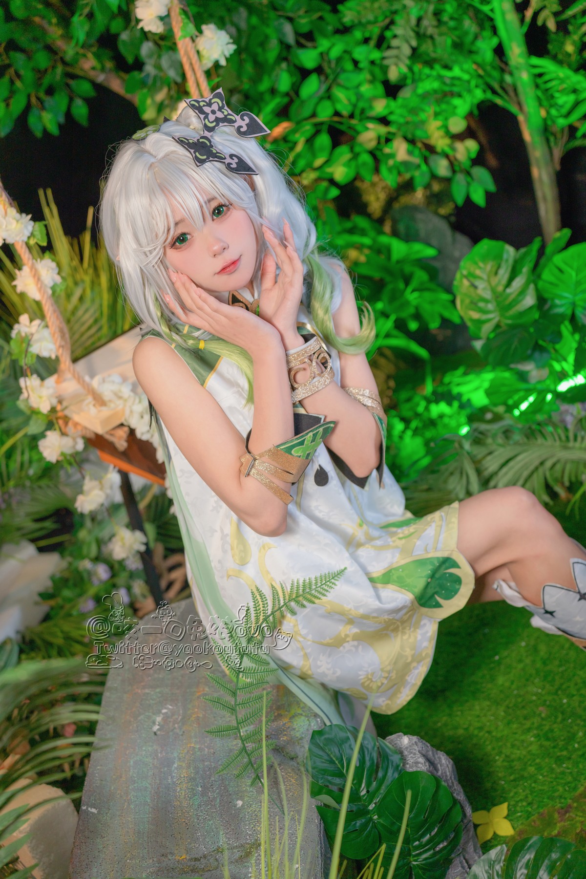 Cosplay 黏黏团子兔 万年萝莉纳西妲 8