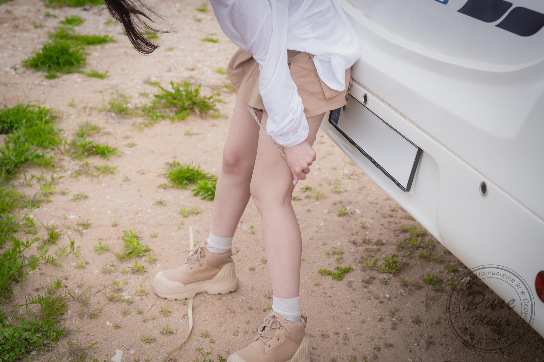 Yeha 예하, PURE MEDIA Vol.287 “Sex Vacation in Camping Car” Set.03 25