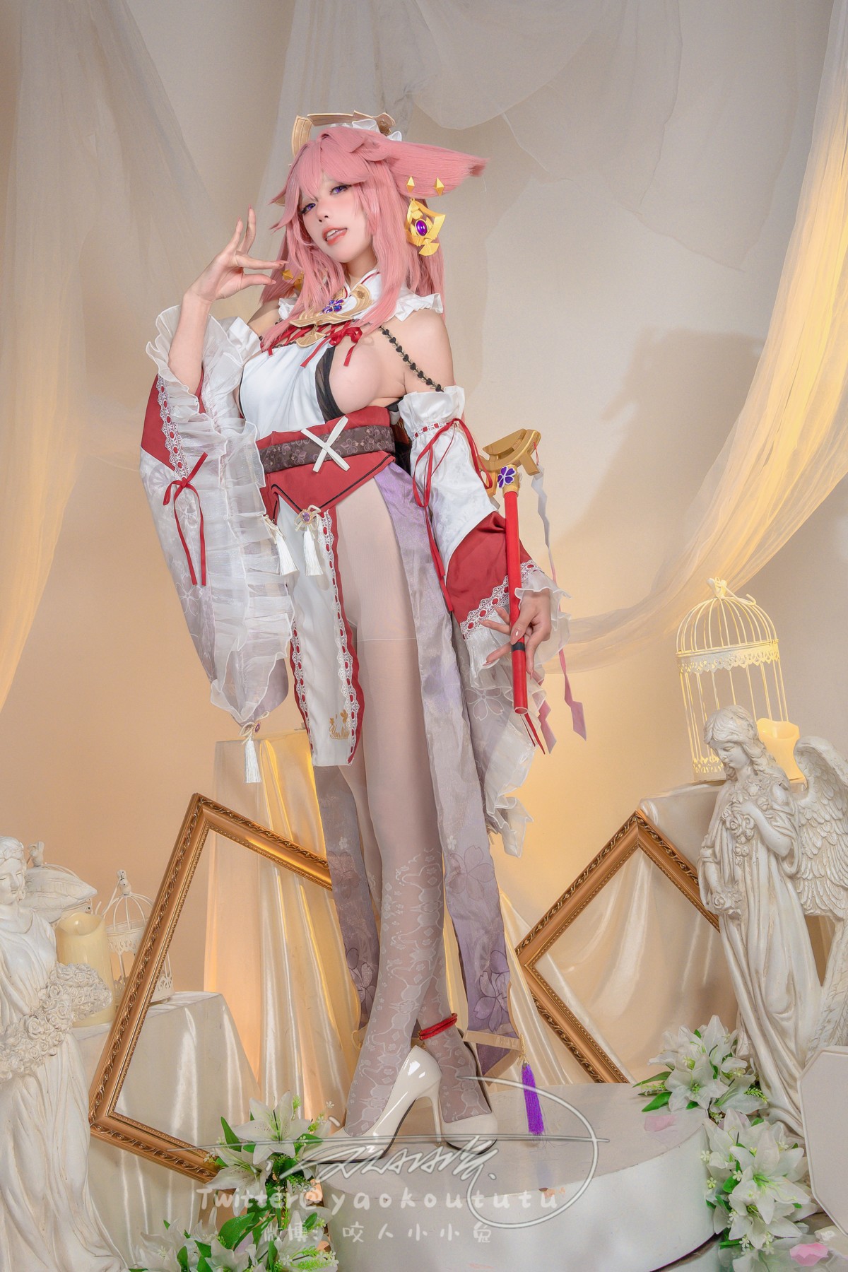 Cosplay 黏黏团子兔 春江水暖 神子贺岁 Set.01 4