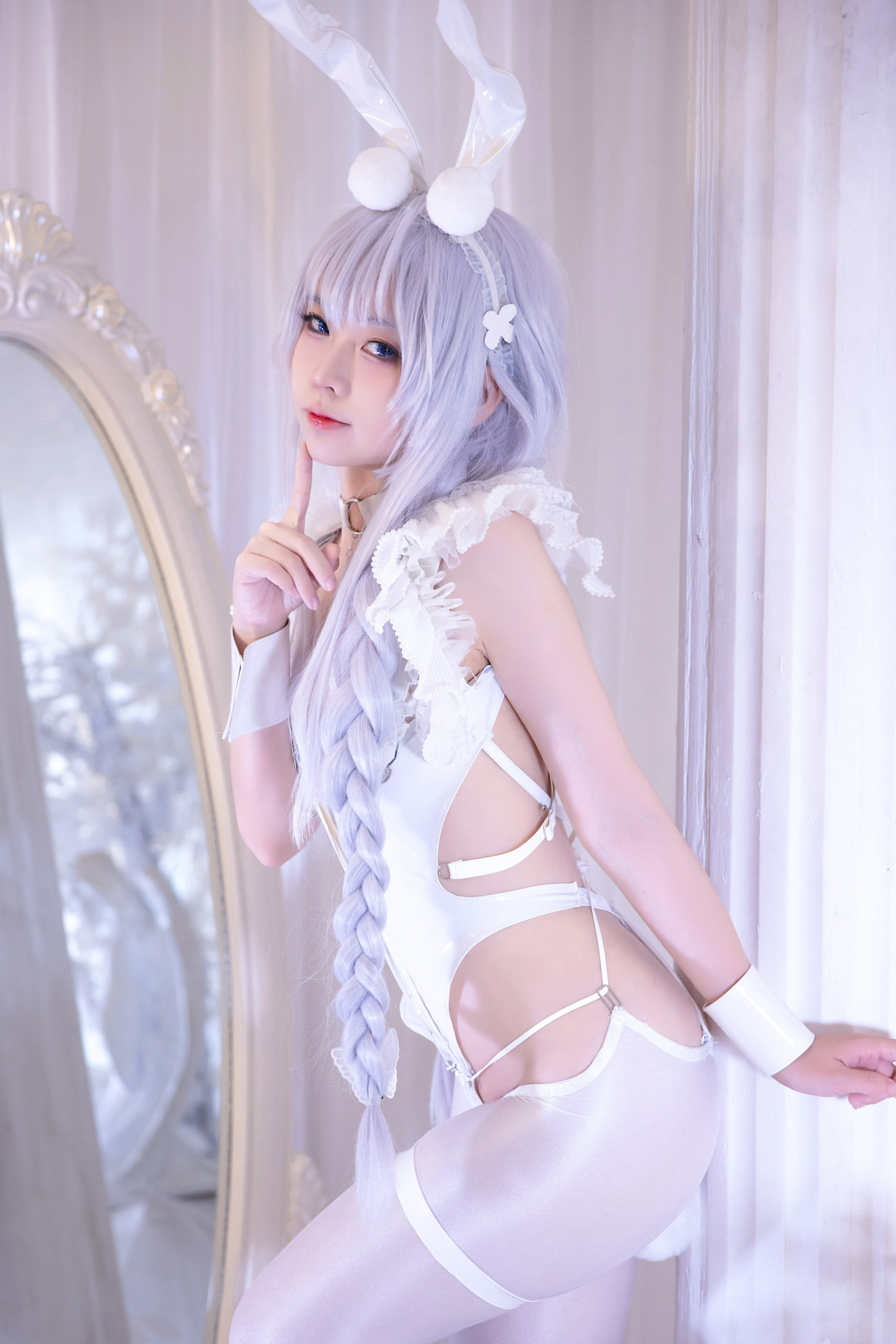 G44不会受伤 Cosplay 碧蓝航线 恶毒皮肤 懒懒的白兔 22