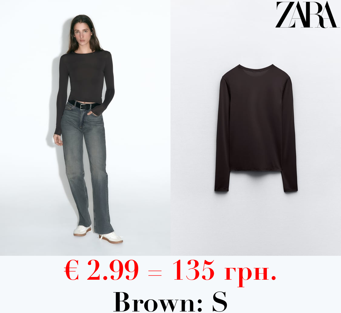 LONG SLEEVE POLYAMIDE T-SHIRT