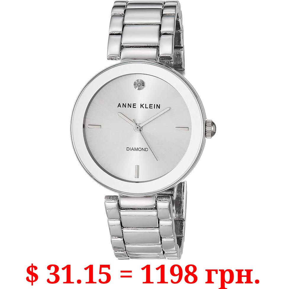 Anne Klein Women's Genuine Diamond Dial Bracelet Watch