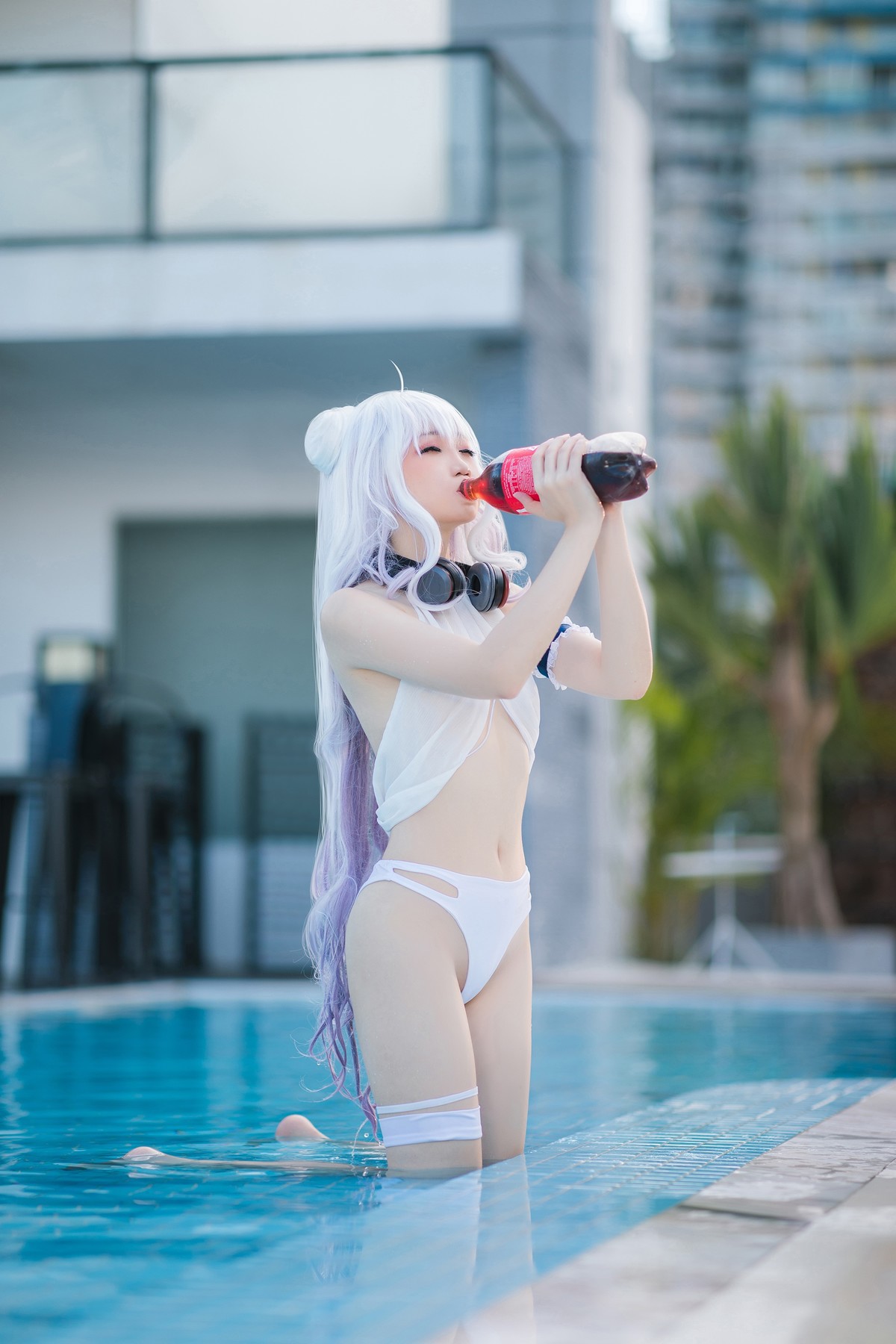Cosplay 焖焖碳 恶毒泳衣 Vicious Swimsuit 12