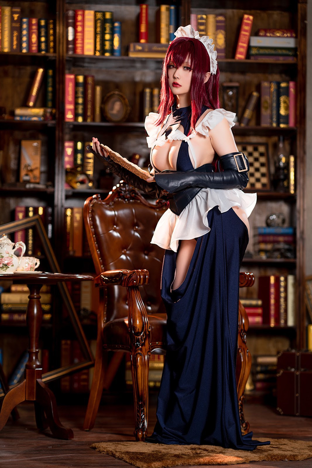 Cosplay 星之迟迟Hoshilily 斯卡哈同人 61
