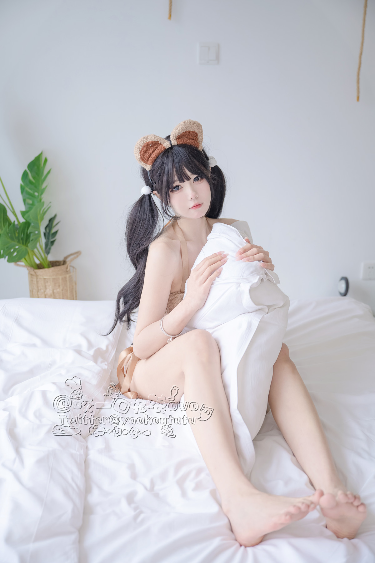 Cosplay 黏黏团子兔 小熊睡衣 1