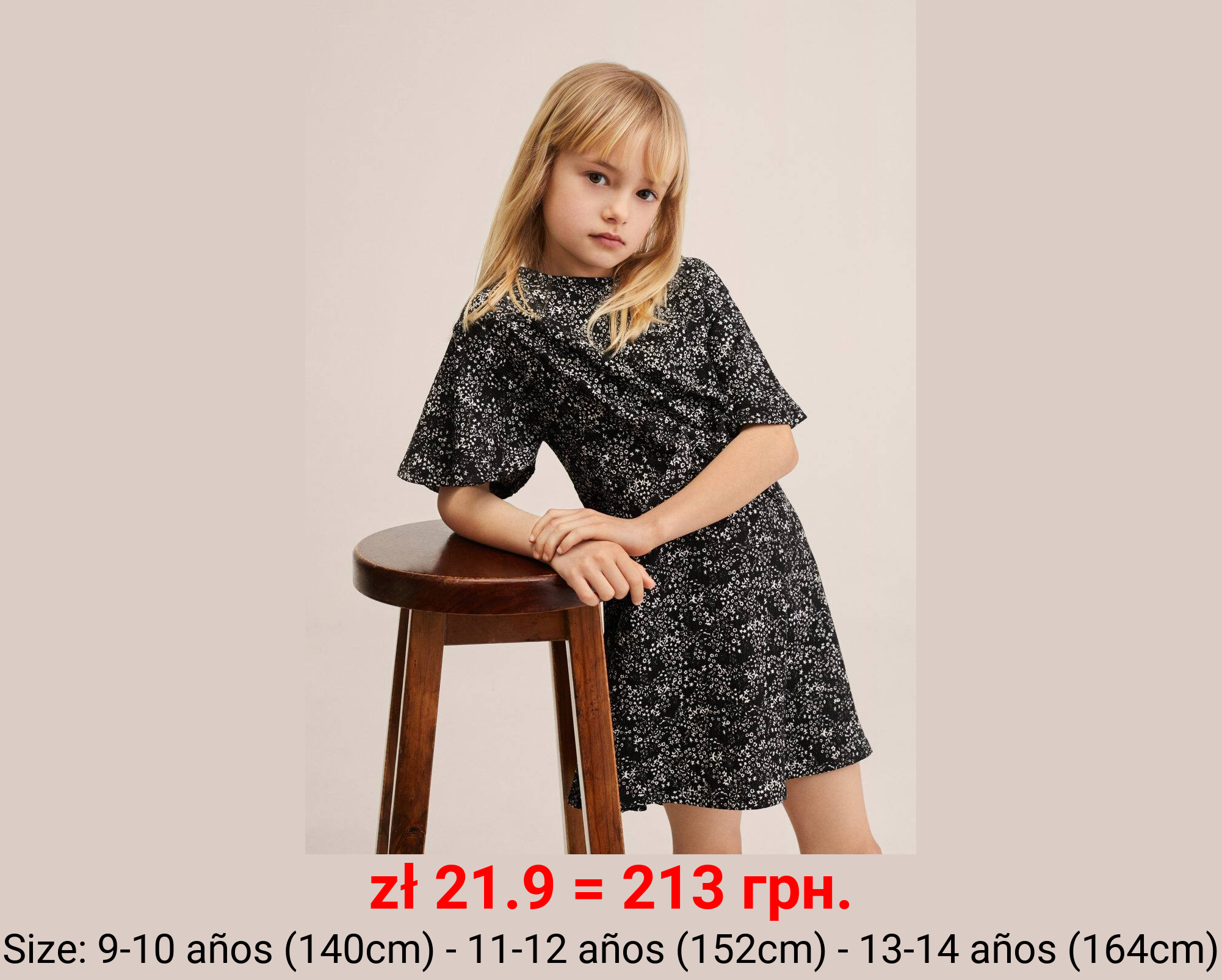 Vestido estampado flores