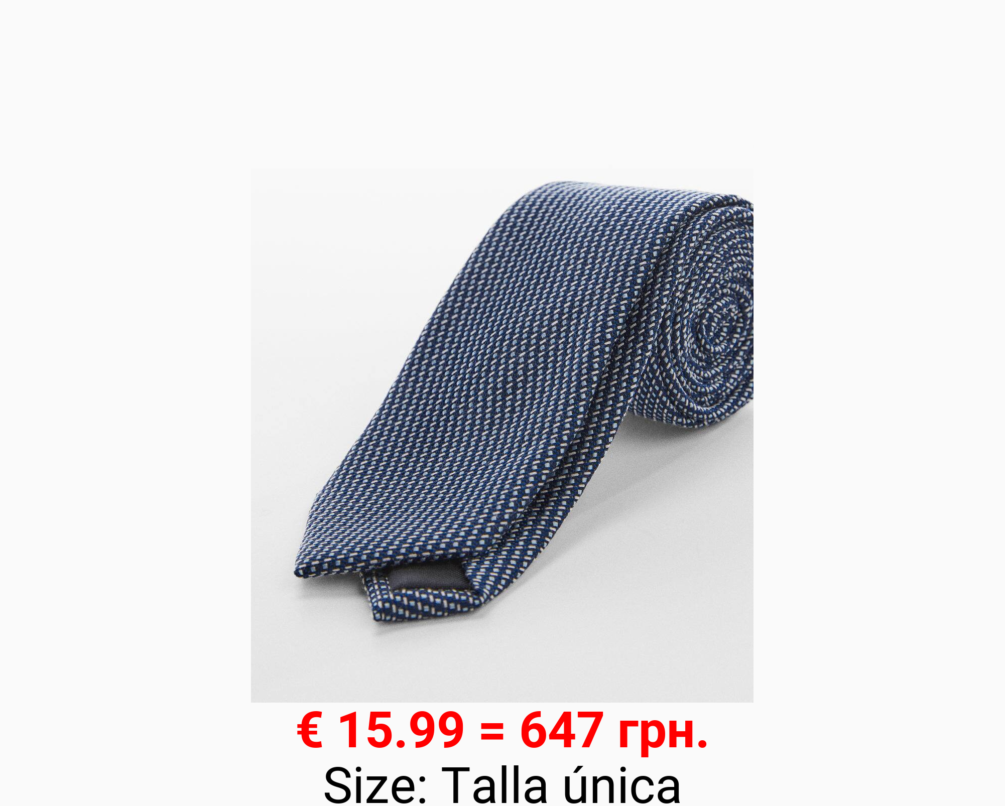 Corbata estructura anti-arrugas