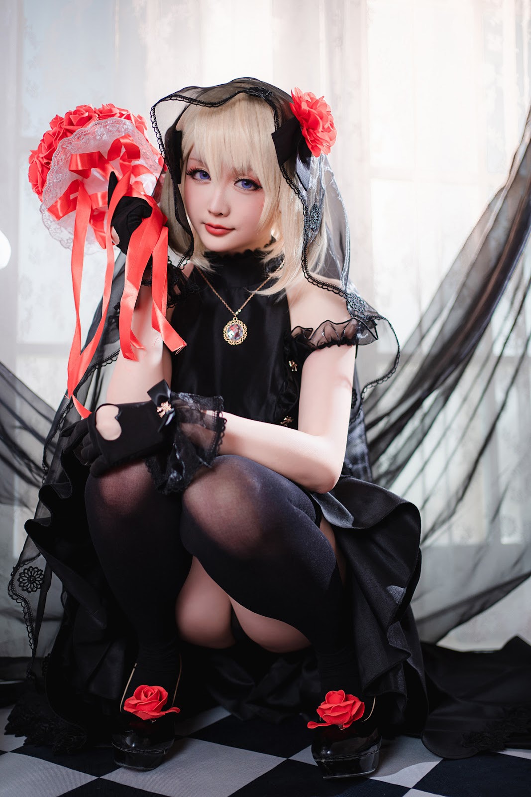 Cosplay 星之迟迟Hoshilily Z23婚纱 8