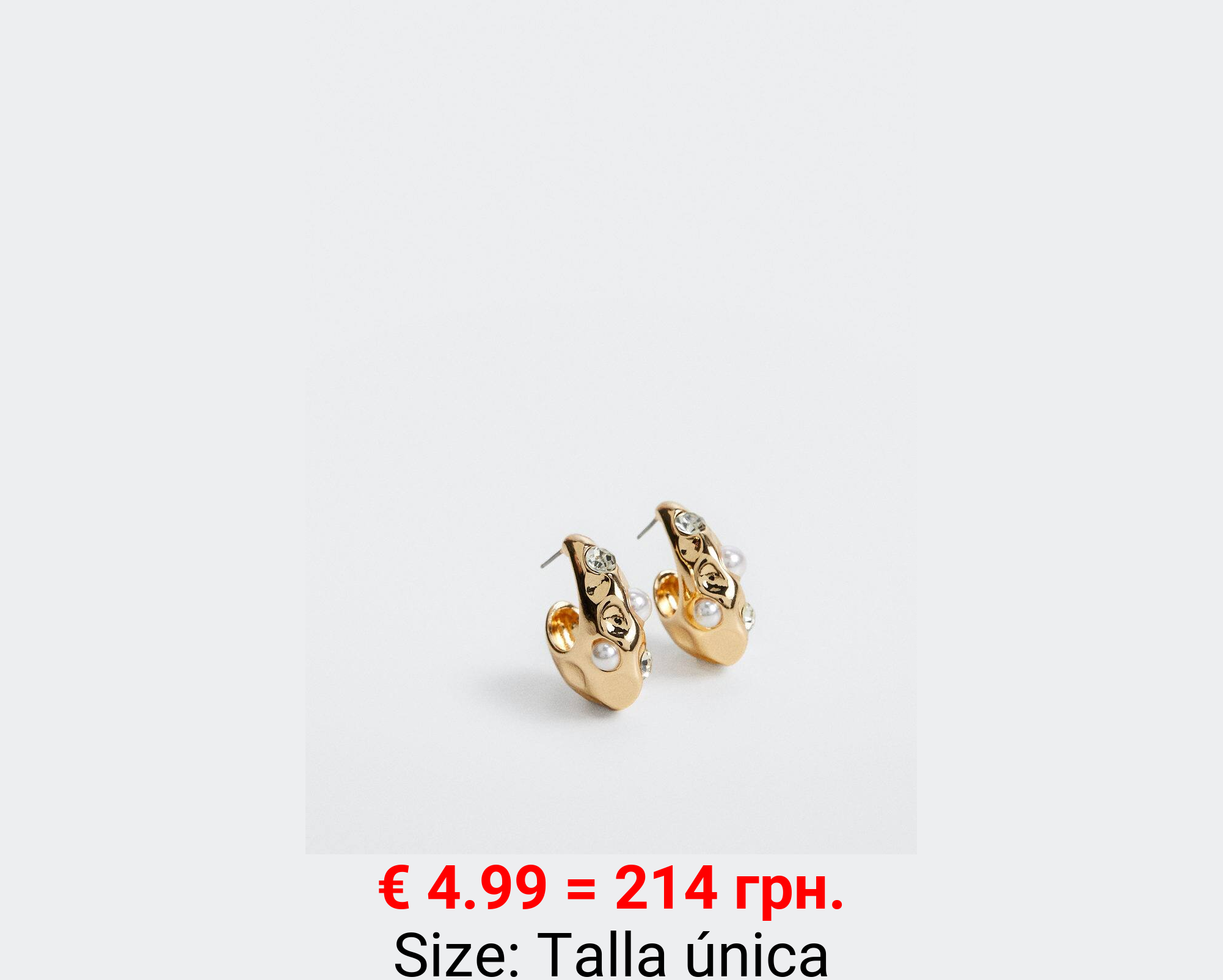 Pendientes cristal perlas