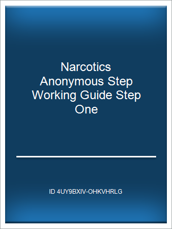 Narcotics Anonymous Step Workbook Pdf