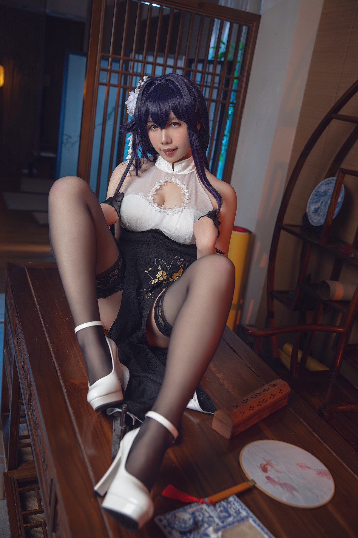 Cosplay 麻花麻花酱 吾妻旗袍 5
