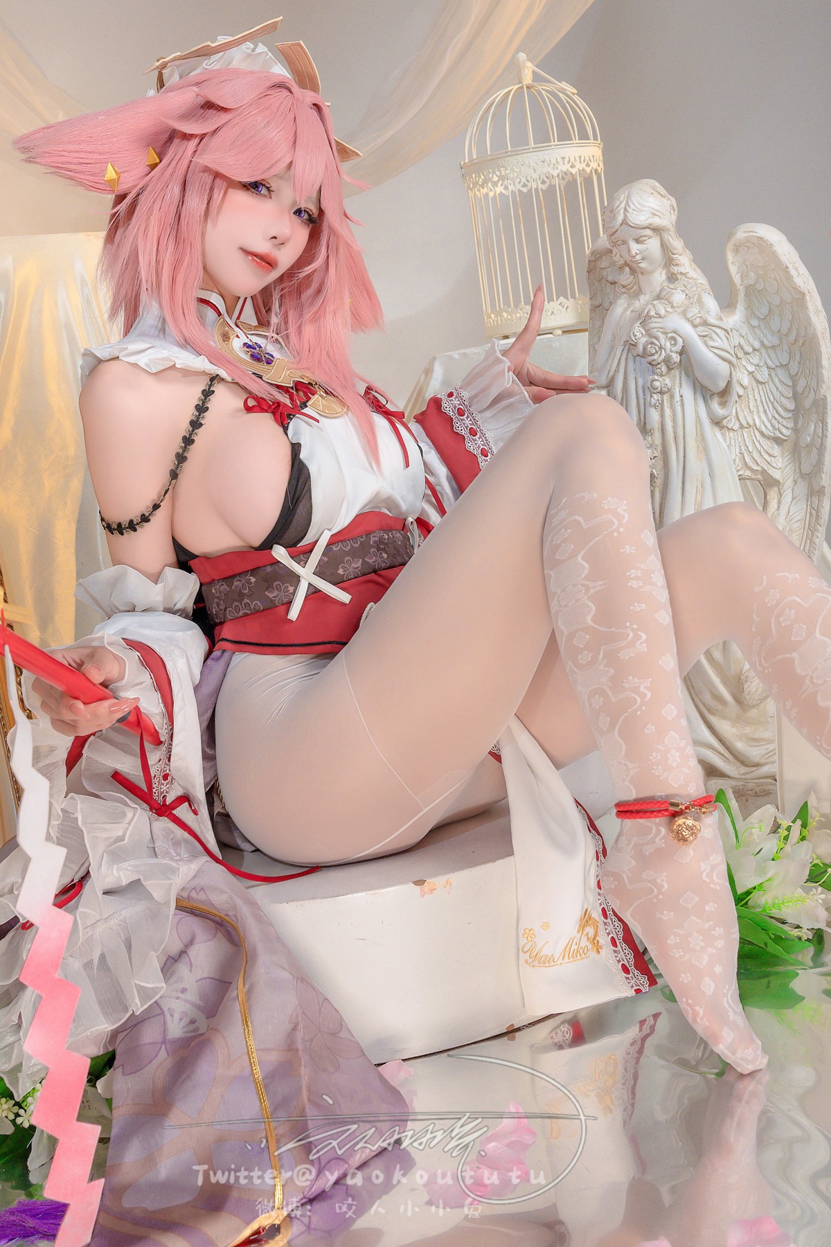 Cosplay 黏黏团子兔 春江水暖 神子贺岁 Set.01 46
