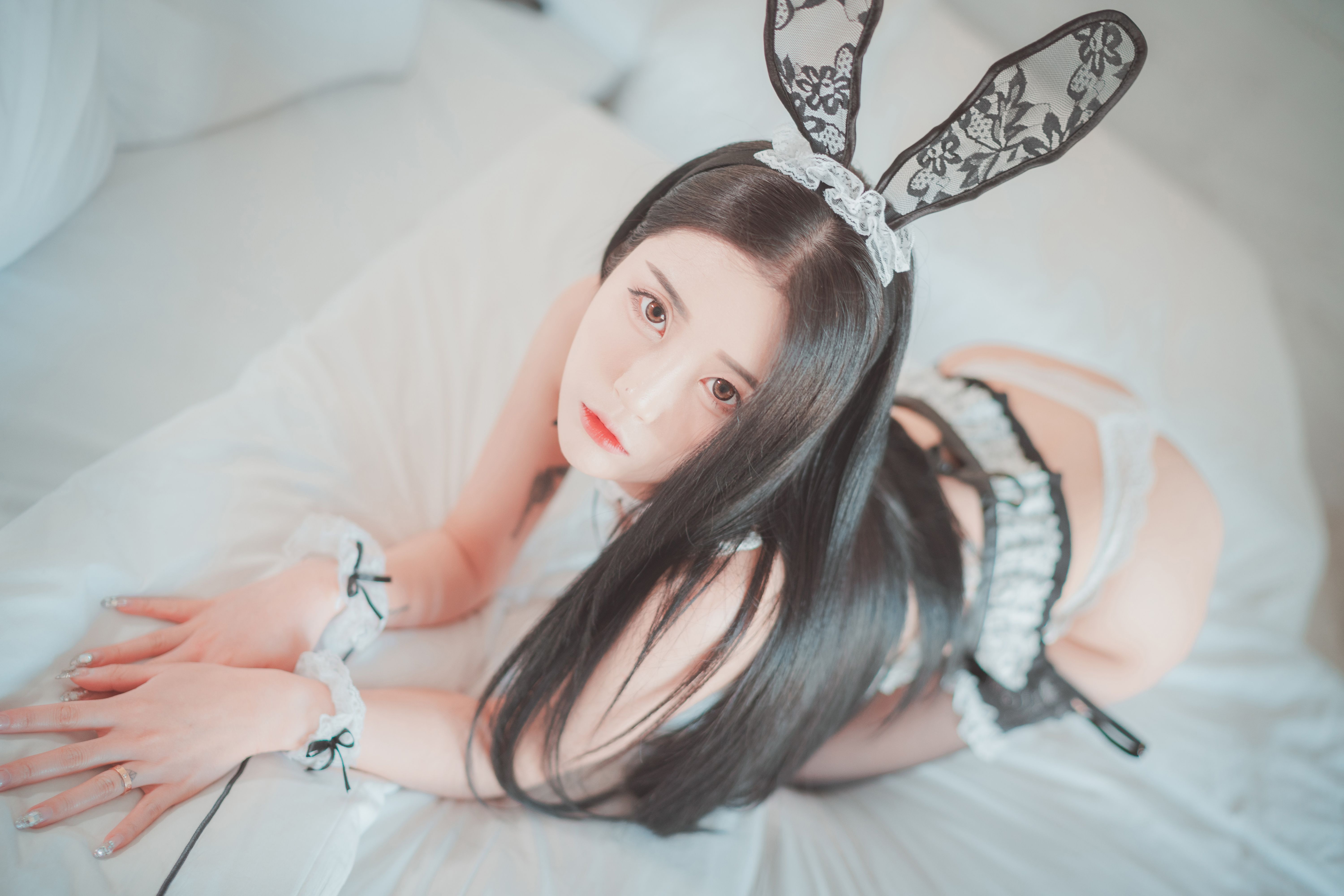 Bomi - Bomistry 黑丝兔兔女仆&小恶魔 45P 23