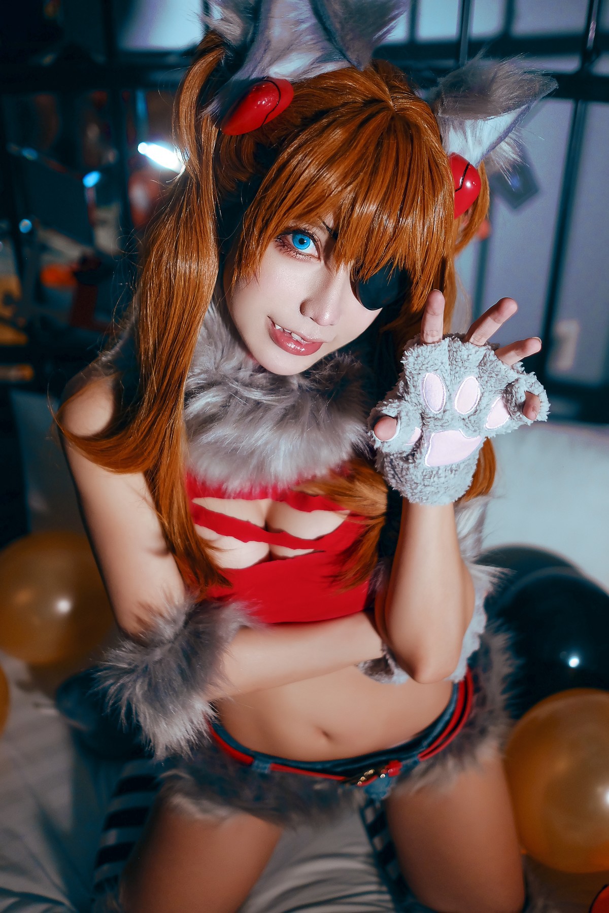 MingTao 明桃 Cosplay Asuka Werewolf 6