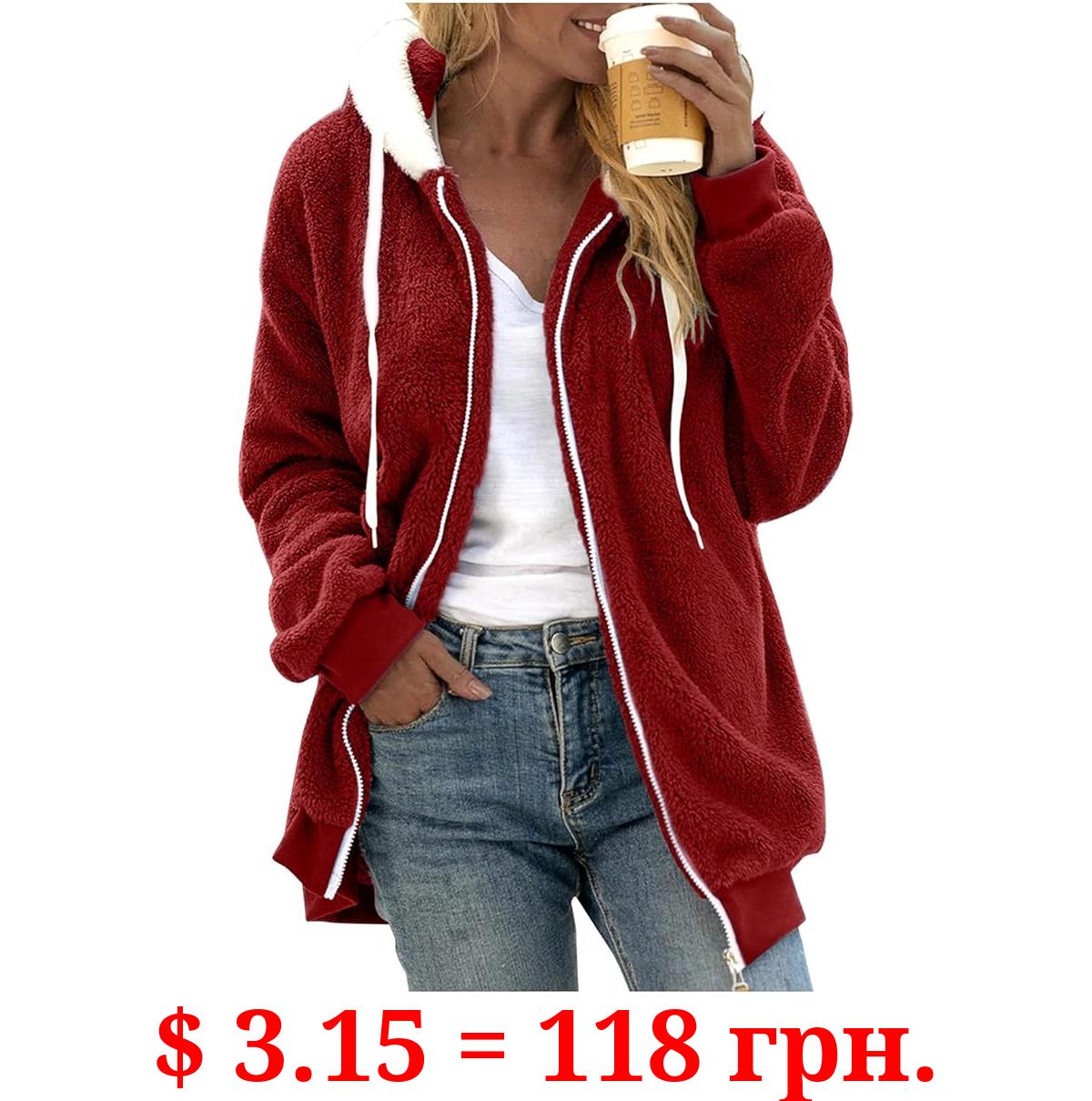 Ollysqiar Jackets for Women Loose Solid Color Artificial korean tops stuff for 3 dollars clearance womens swimsuits women robes clearance bulk clothing sweatshirtes sale