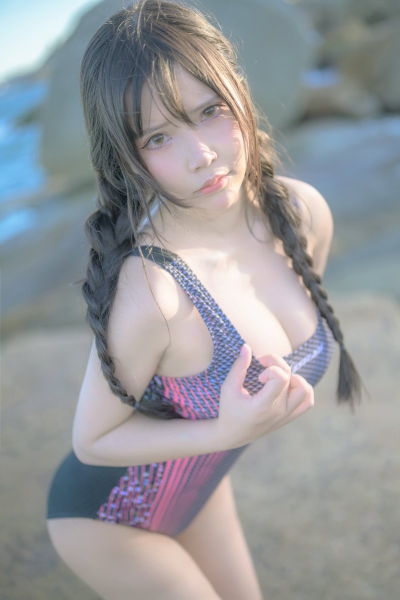 [Cos]抖娘利世 - 竞技泳衣[60P+3V] 58