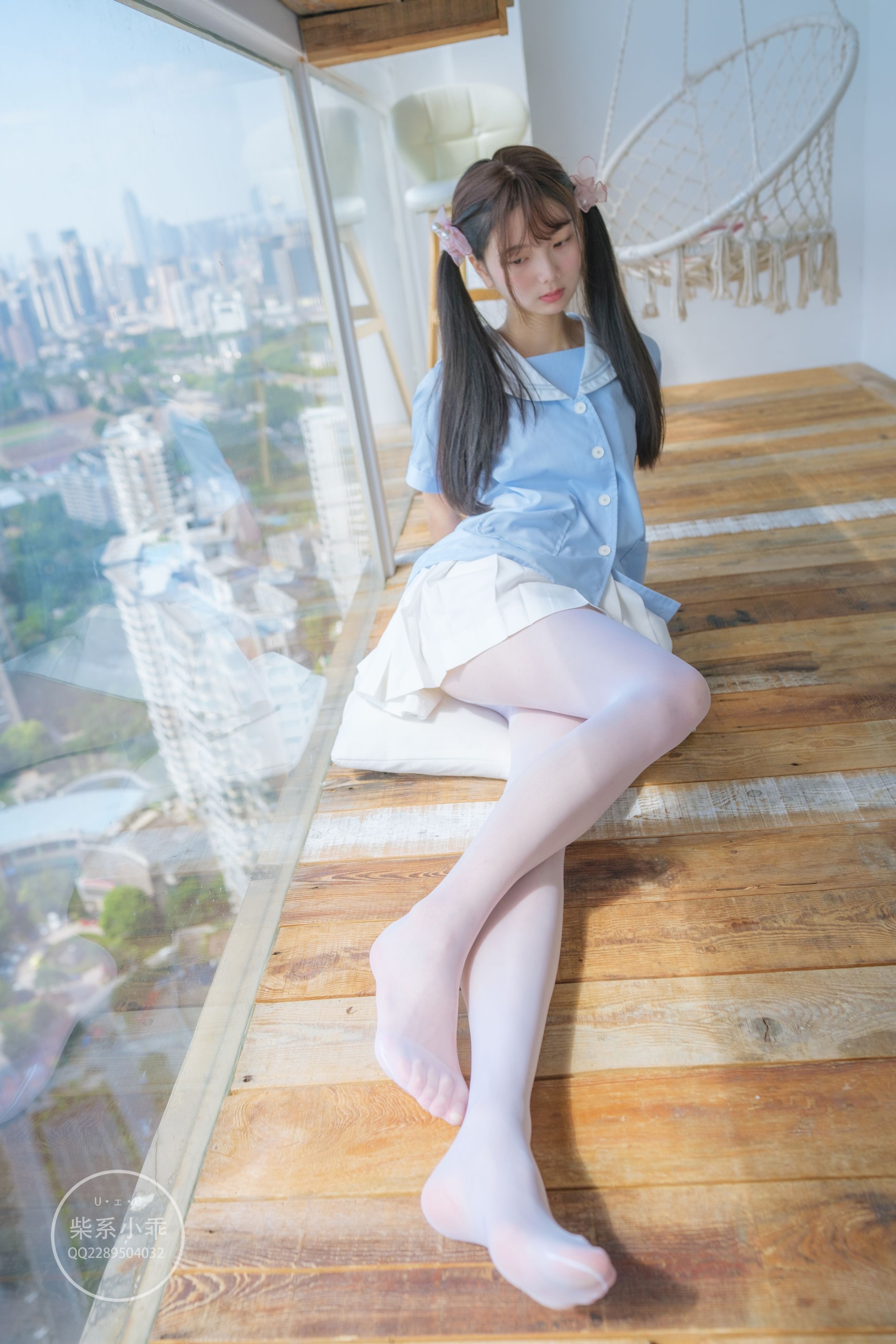稚乖画册 - NO.01 晴空01 白丝双马尾jk [79P-600MB] 38