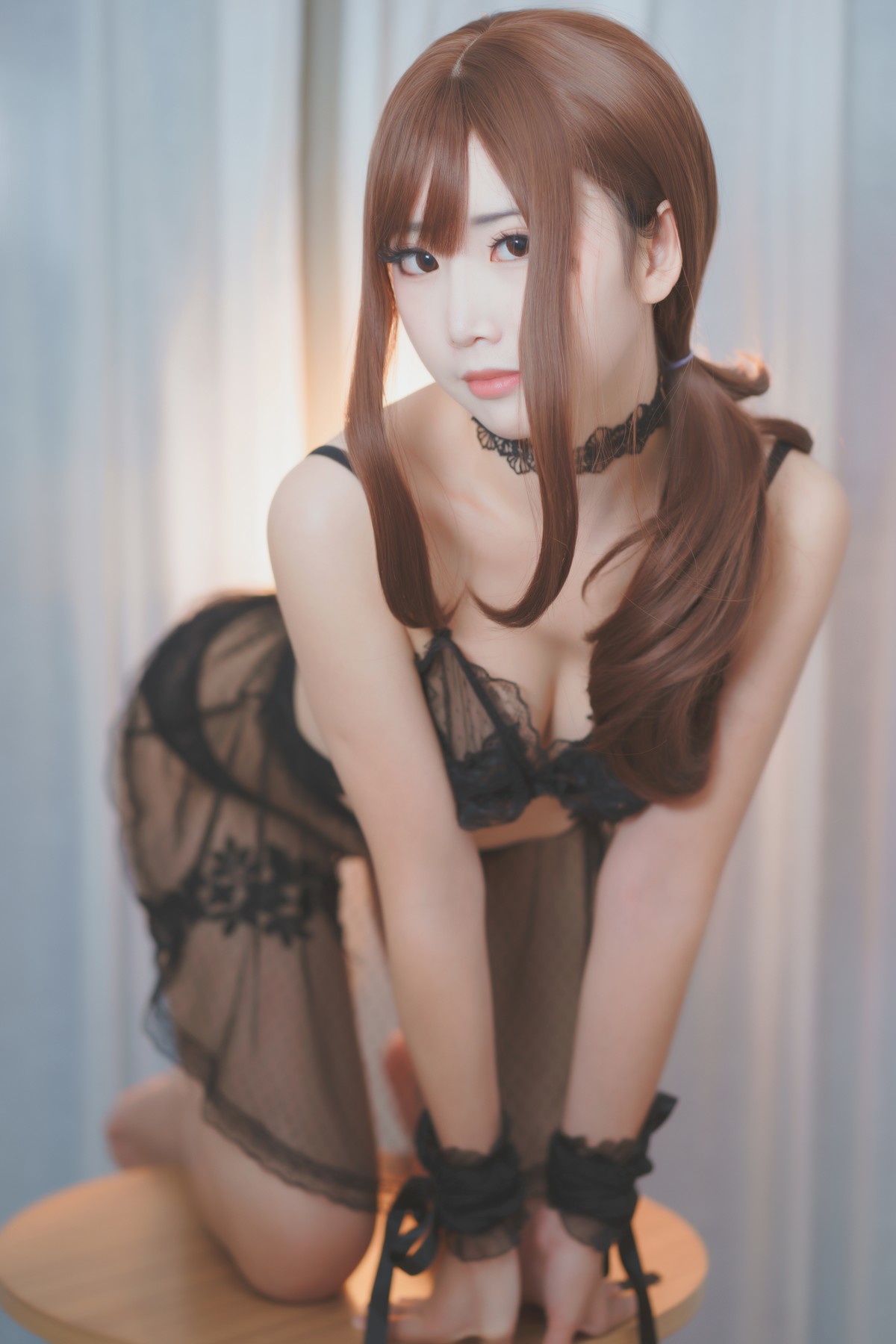 Cosplay 面饼仙儿 雷姆旗袍 31