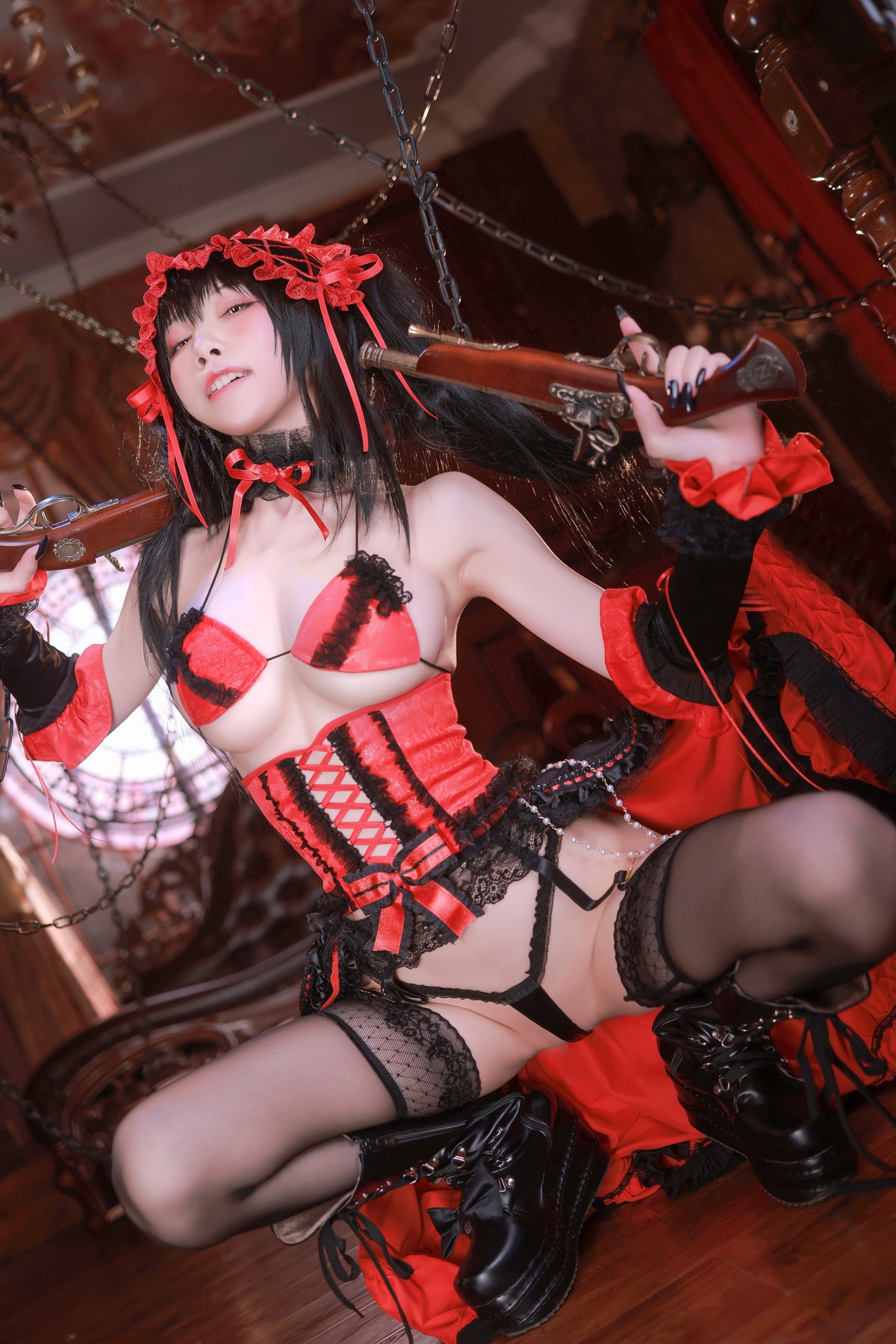 水淼aqua Cosplay 时崎狂三 21