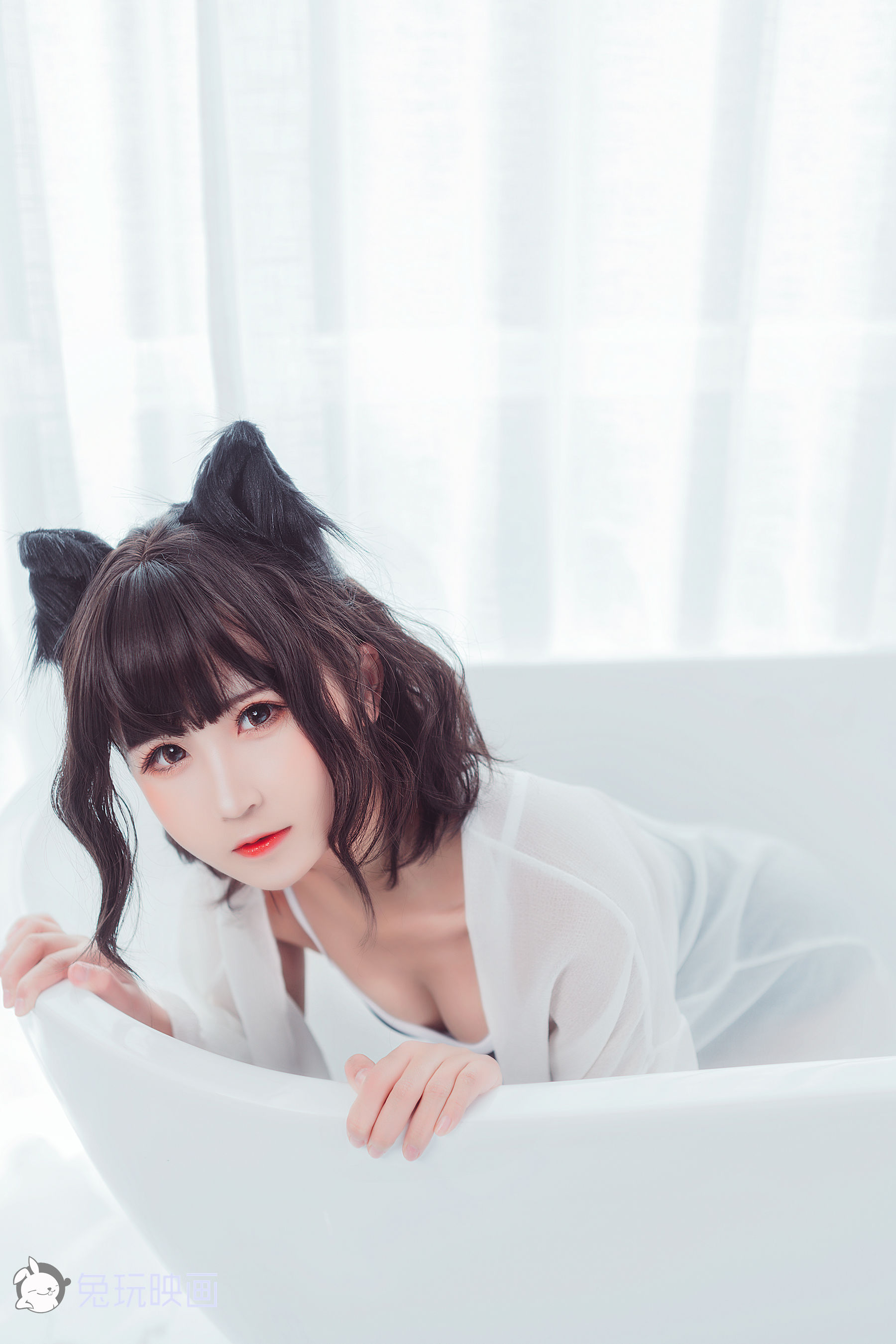 [兔玩映画]_-_夏日泳装_Vol.025_白丝喵-写真图集共41P 6