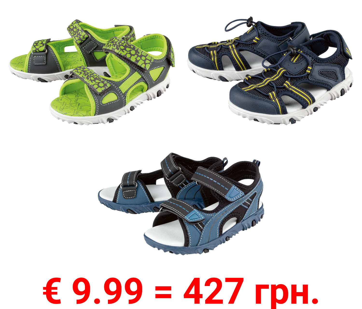 lupilu® Kleinkinder Jungen Sandalen mit Textilfutter