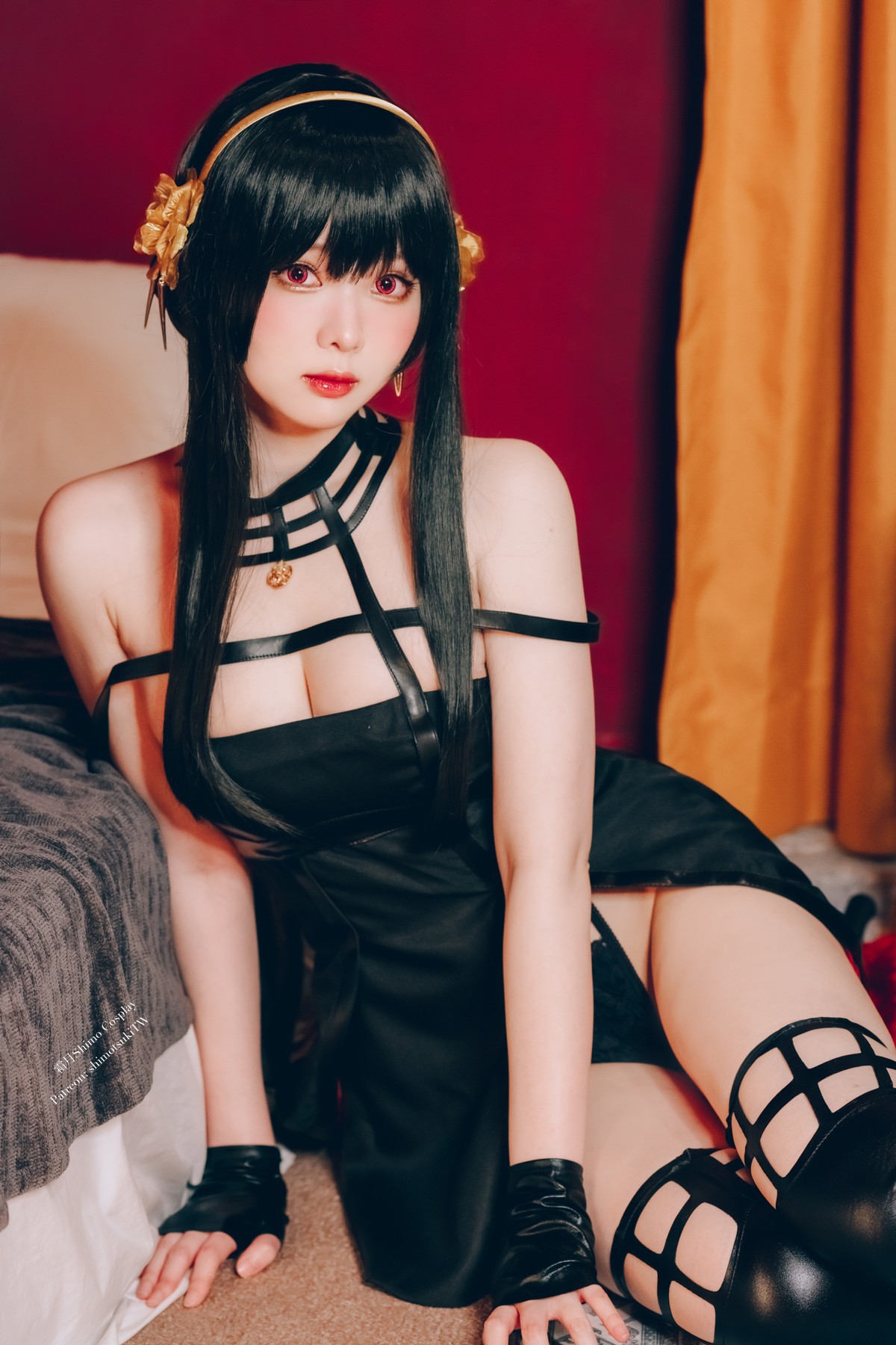 霜月shimo Cosplay 約兒黑禮服＋內衣睡裙 11