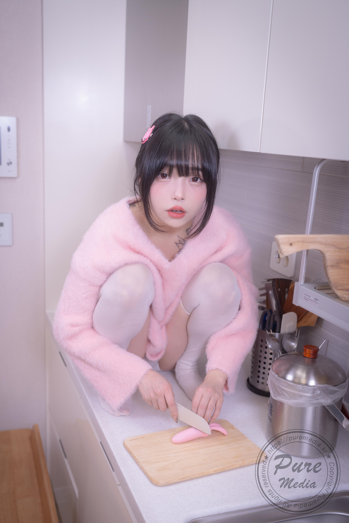 Jelly 젤리, [PURE MEDIA] Vol.266 Cutie Rabbit & Pink Hole Set.01 13