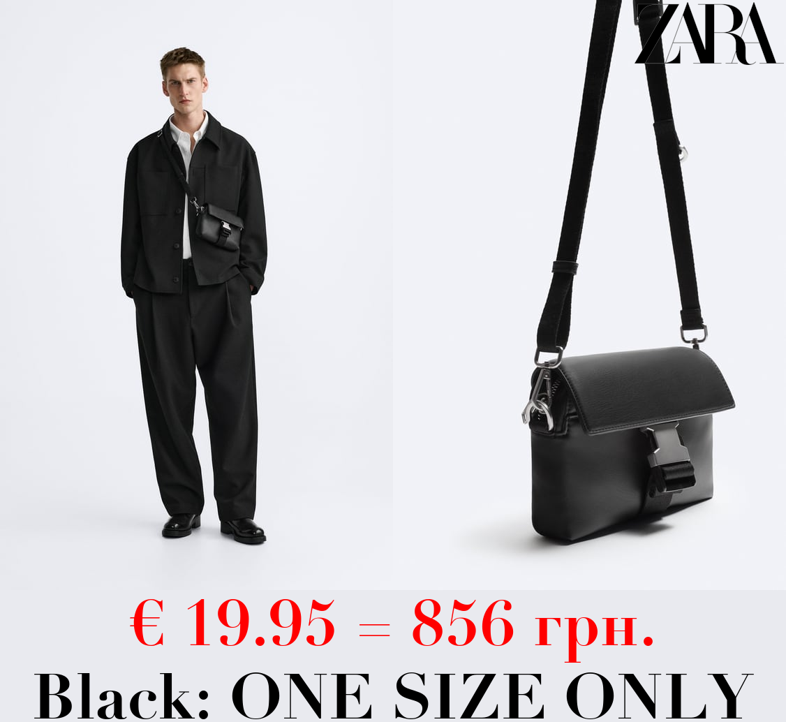 MINI CROSSBODY BAG WITH METALLIC FASTENING